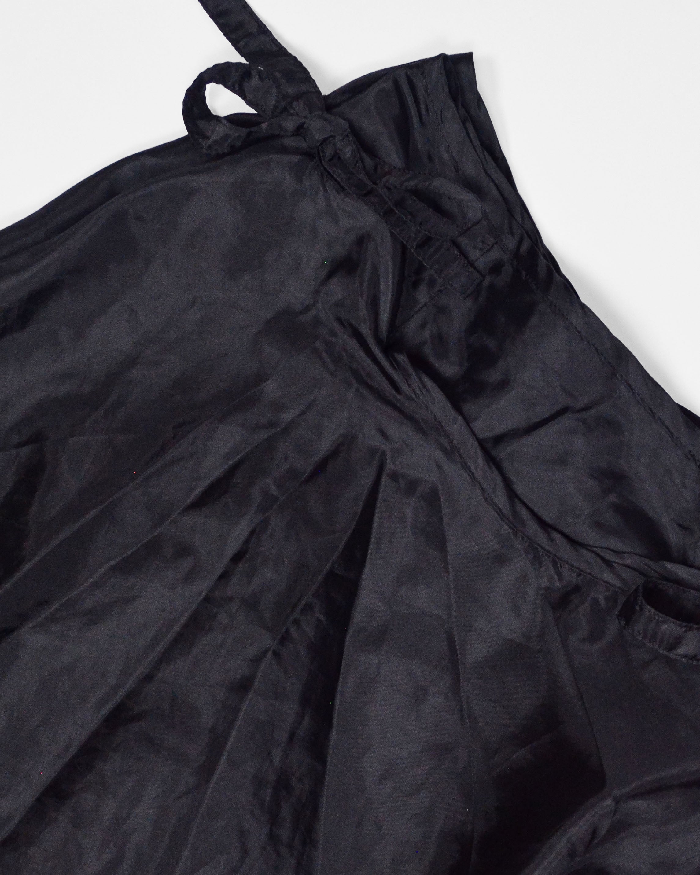 COMME DES GARÇONS TRICOT BLACK WRAP SKIRT