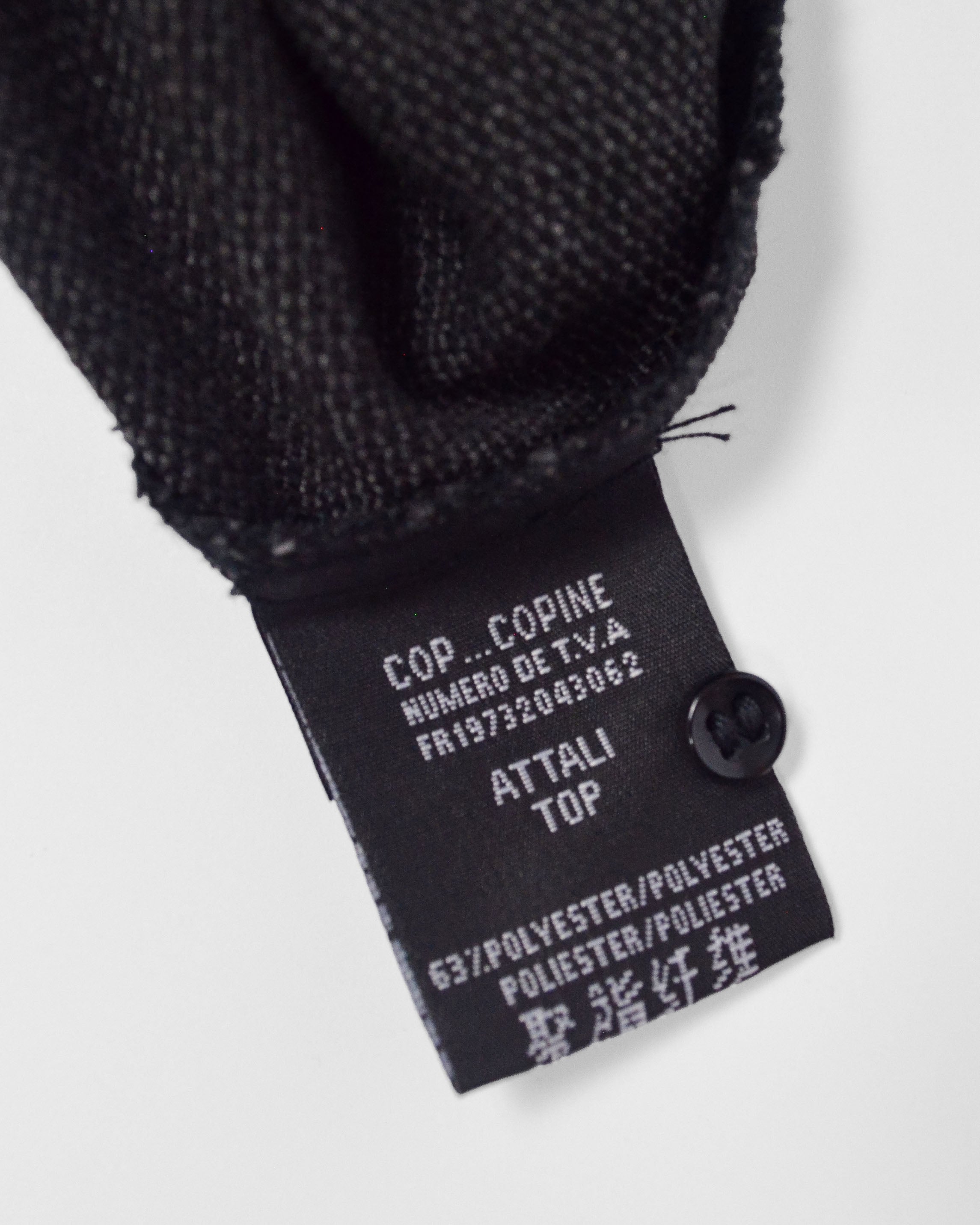 VINTAGE COP COPINE HALTER TOP