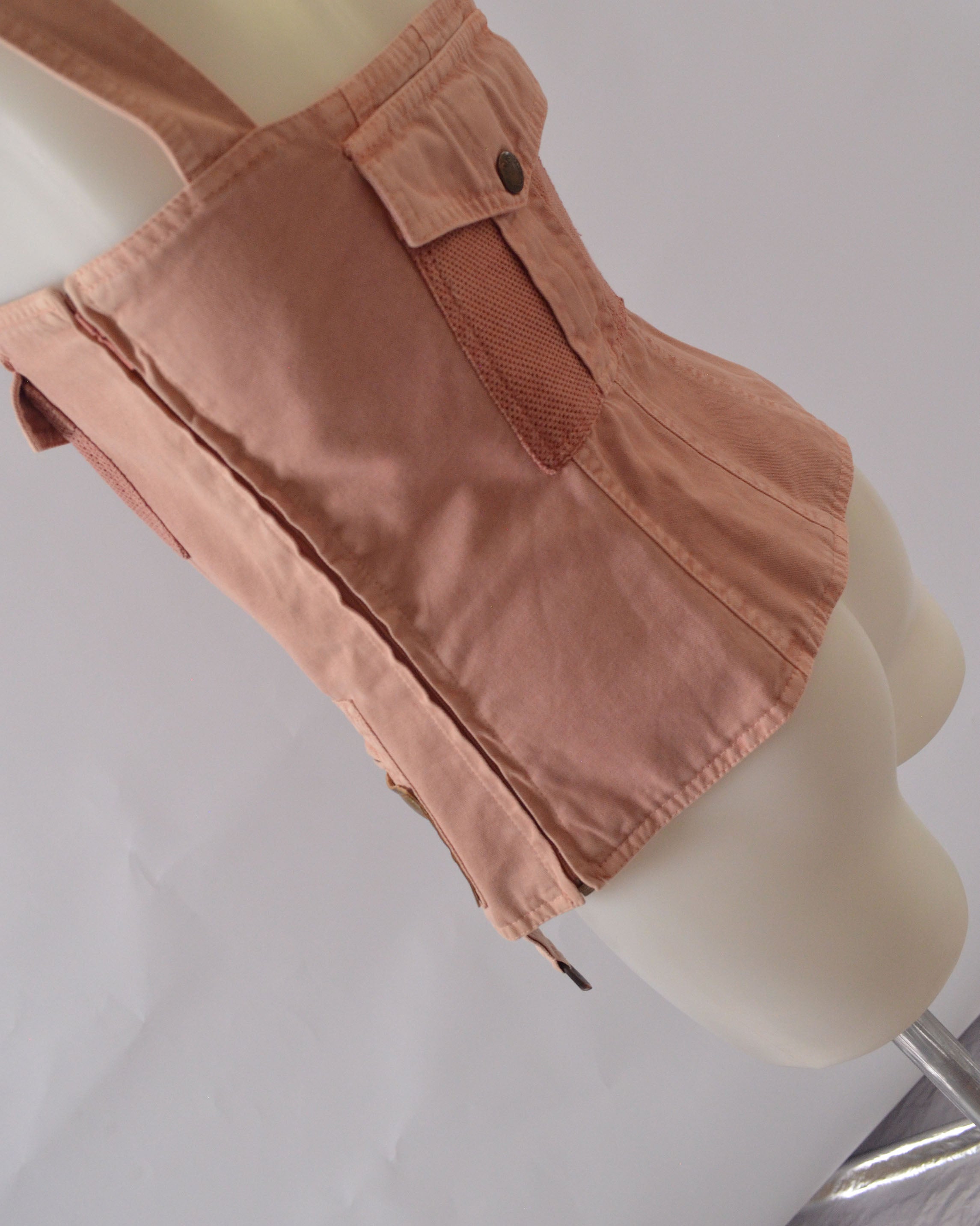SS2003 DOLCE & GABBANA LACE-UP UTILITY CORSET TOP