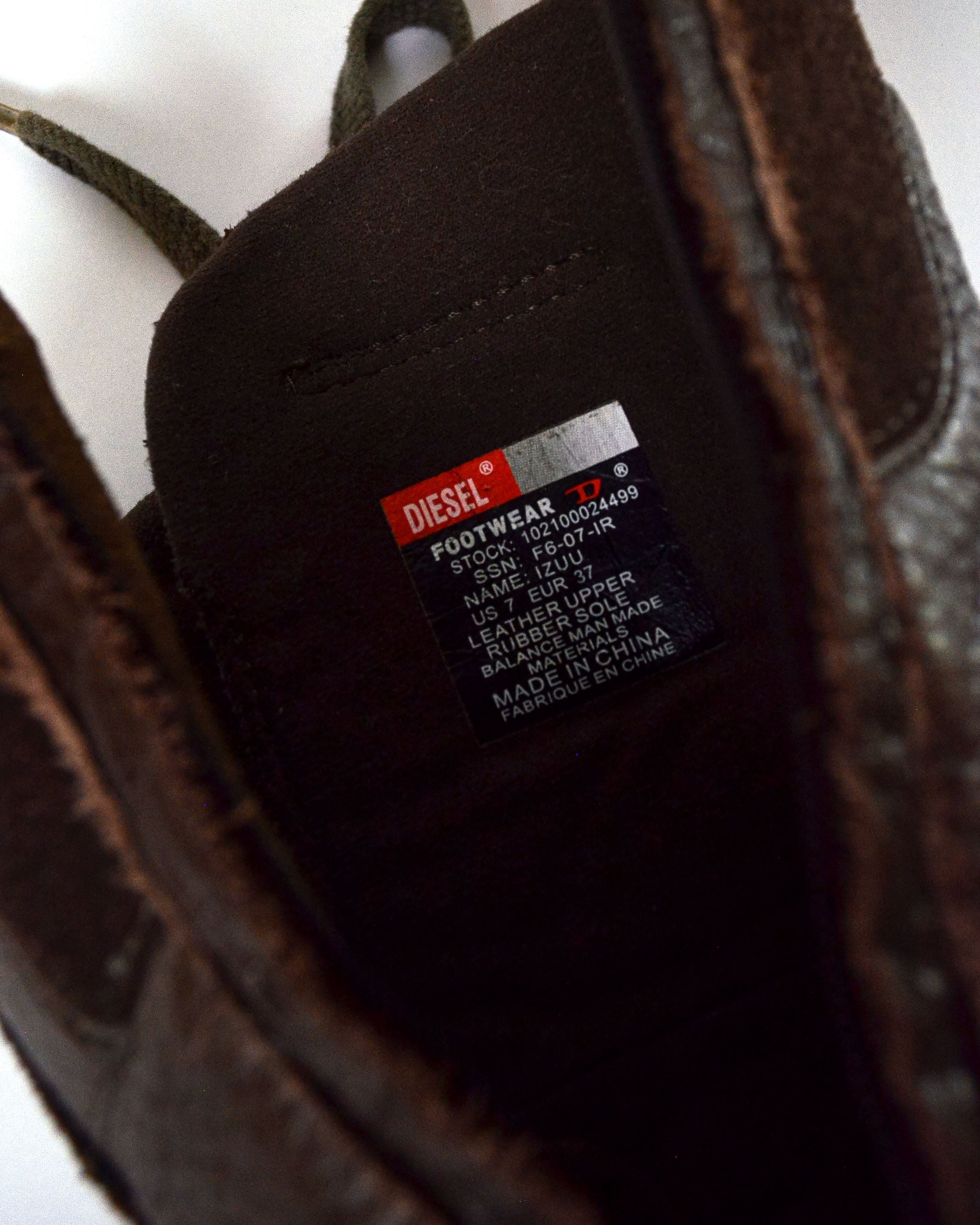 FW06 IZUU LACE UP BOXING BOOTS