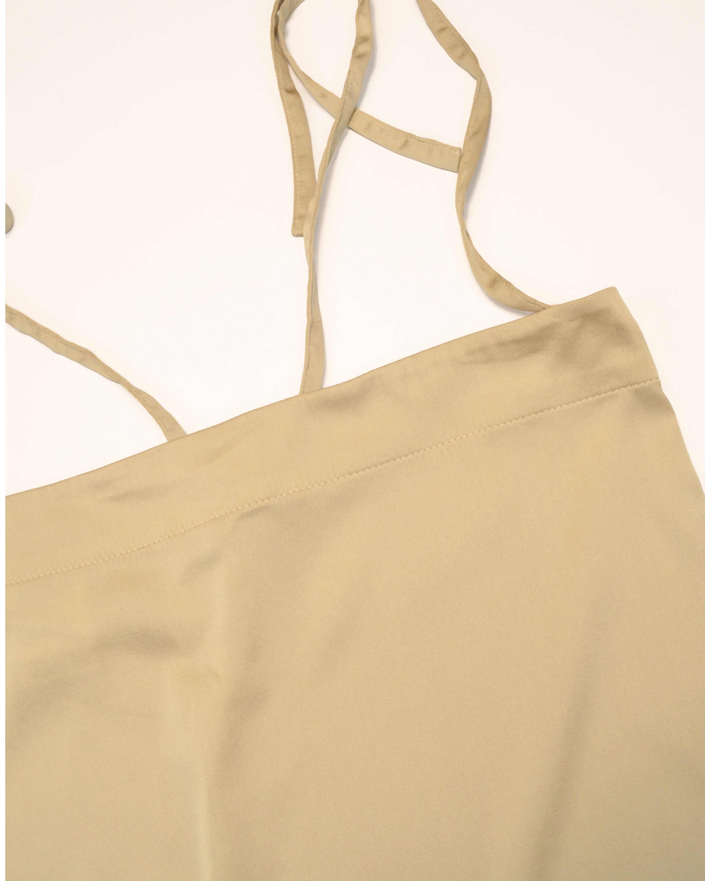 SILK BLEND TIE STRAP TUNIC TOP