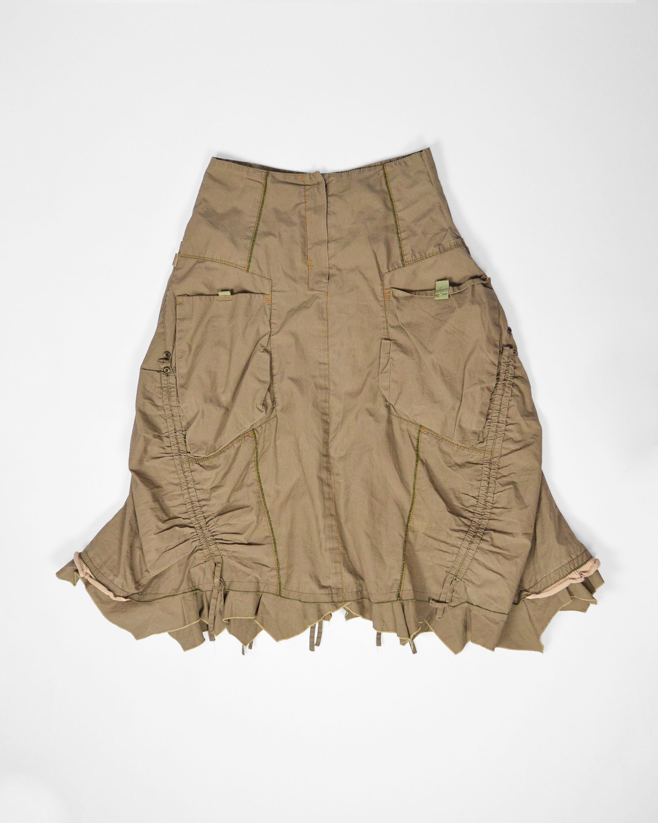 UTILITY MIDI SKIRT
