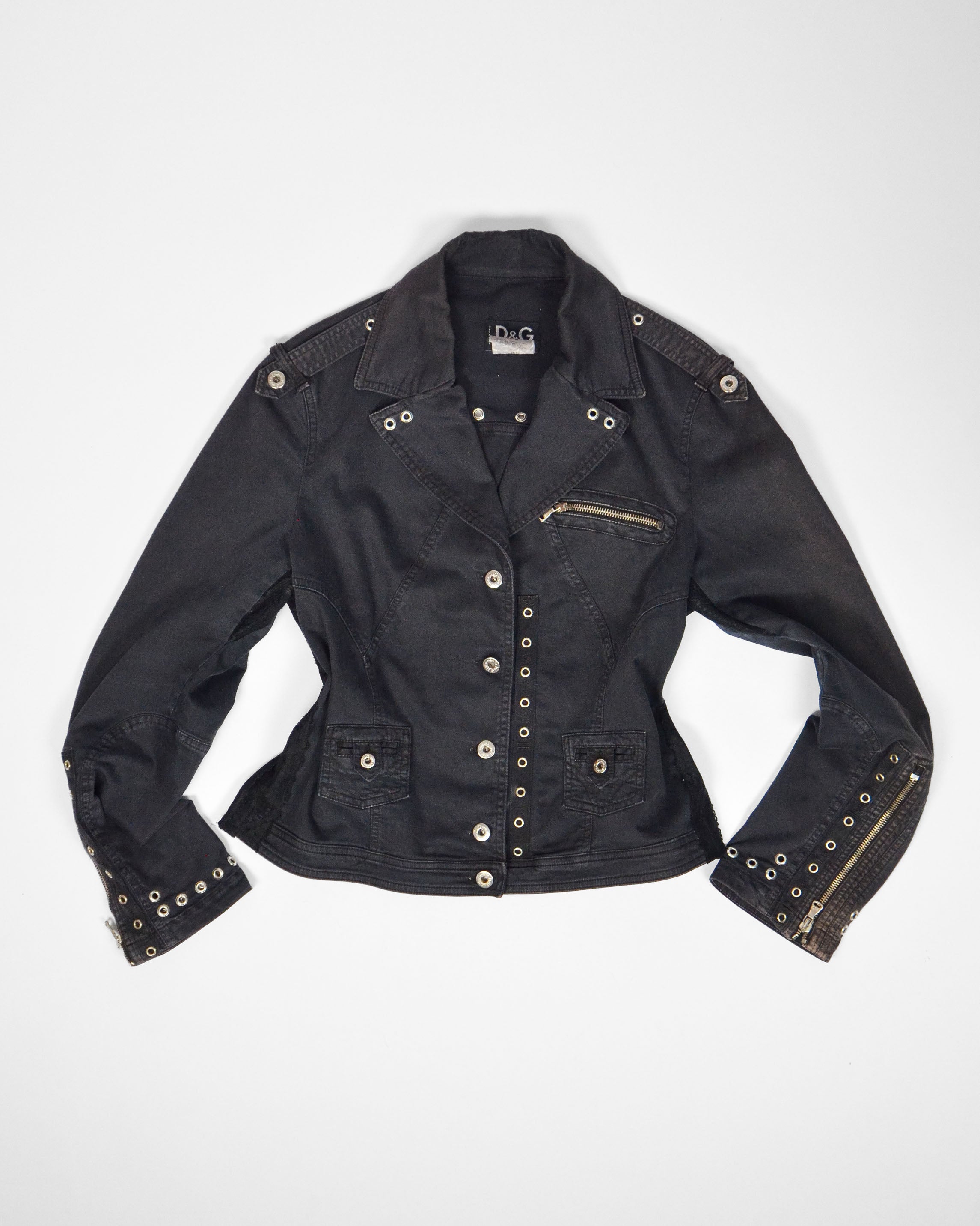 2000'S EYELET STUDDED JACKET