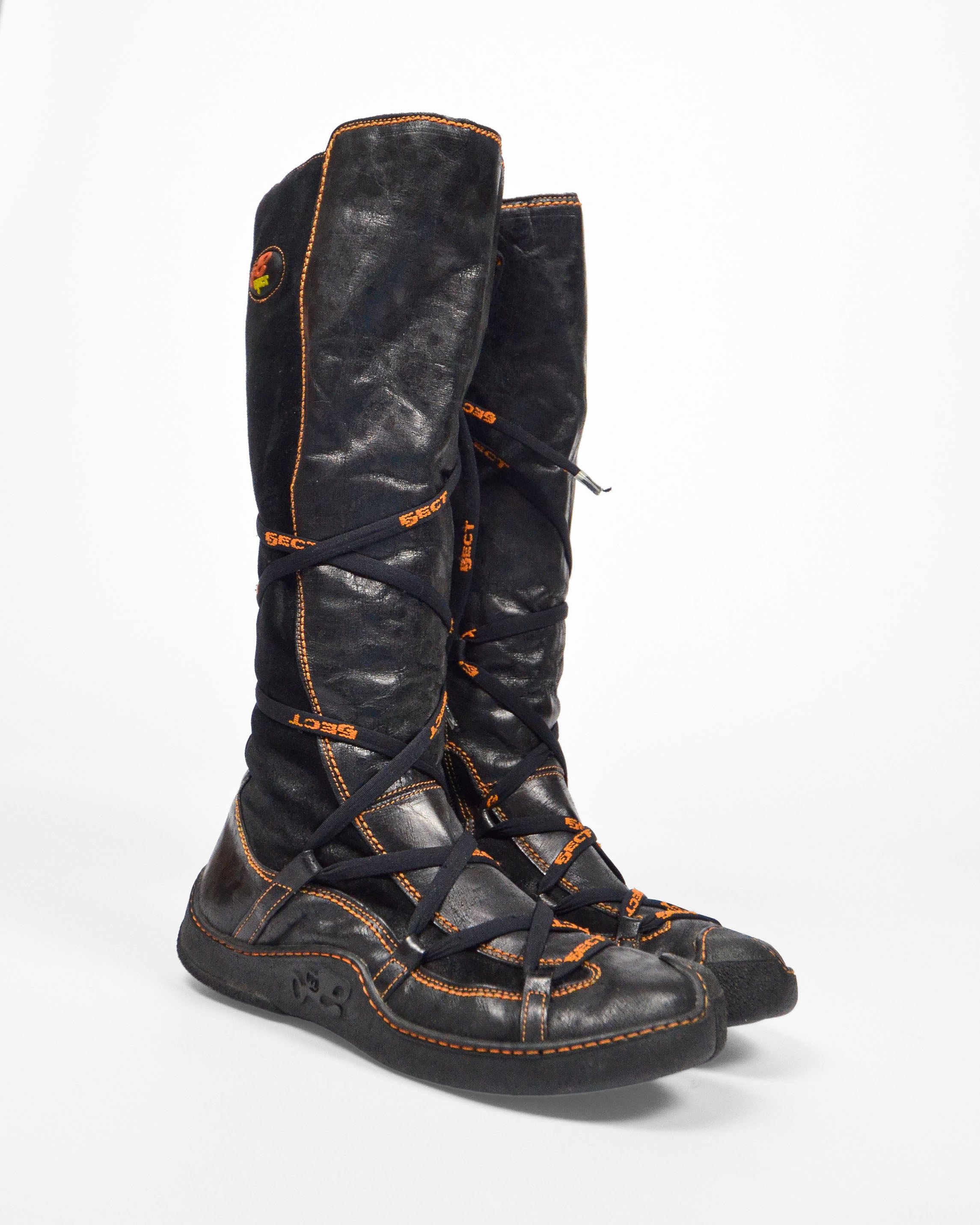 2000'S LACE UP BOXING BOOTS