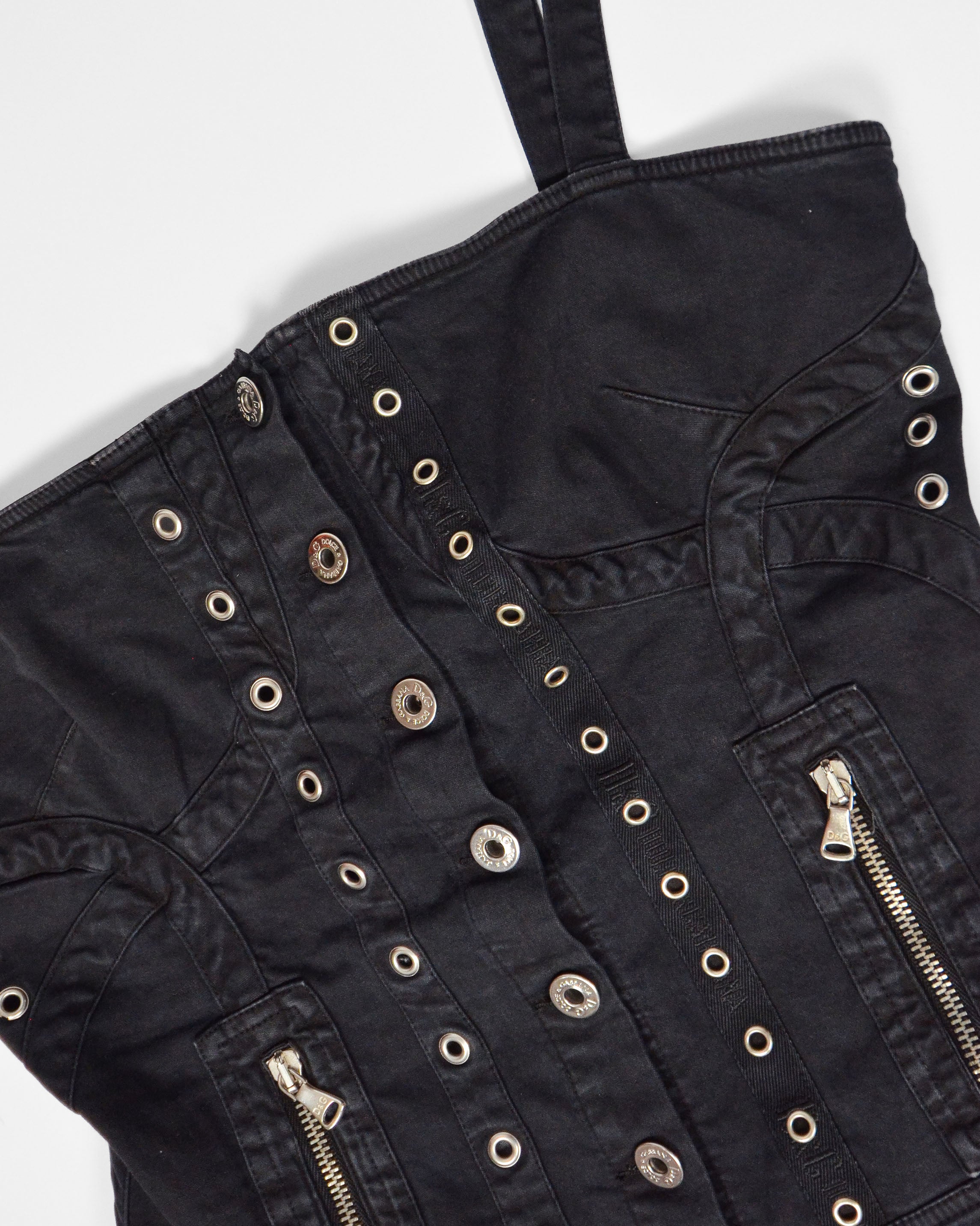 2000's EYELET CORSET TOP