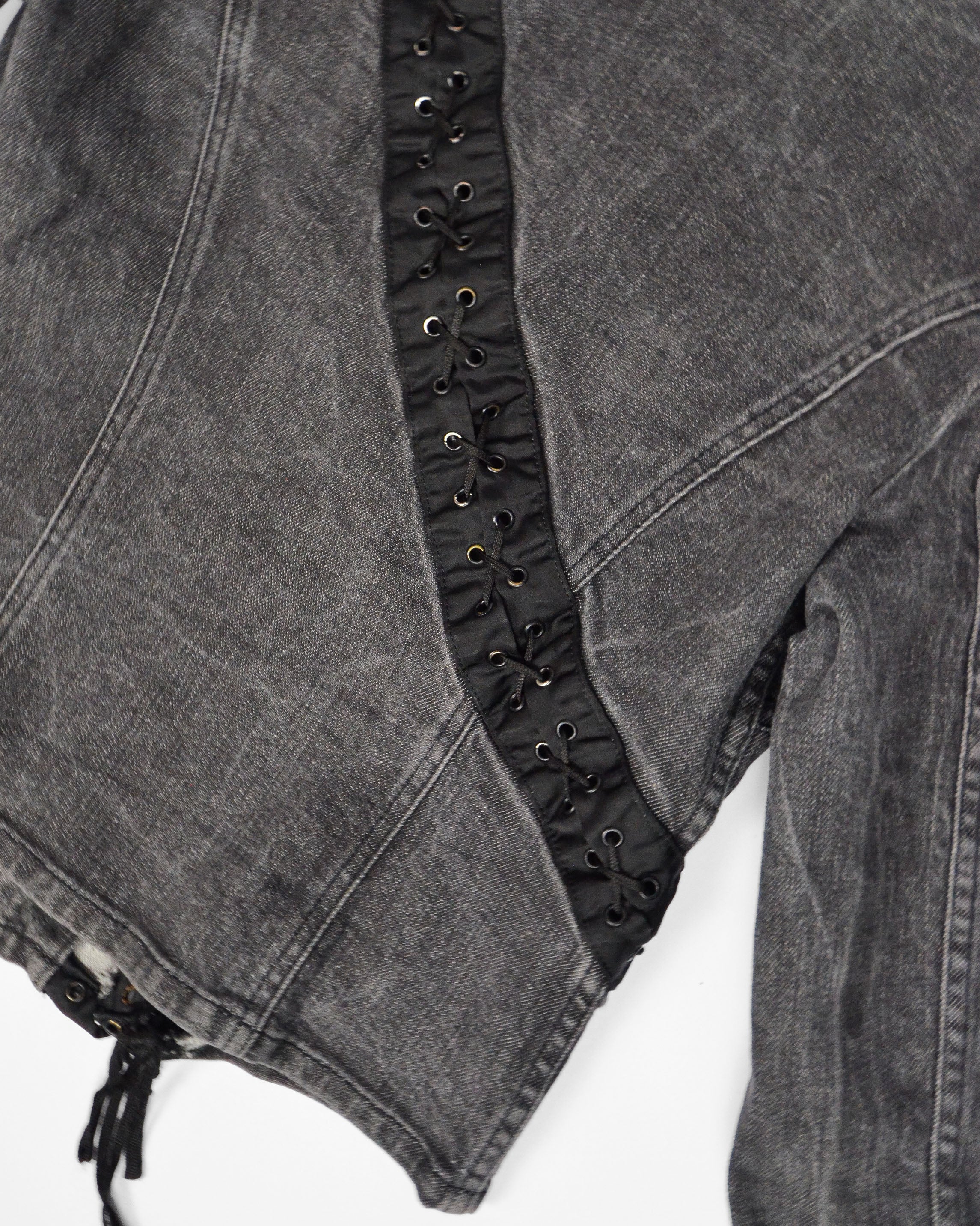 DOLCE & GABBANA 2000'S LACE UP JACKET