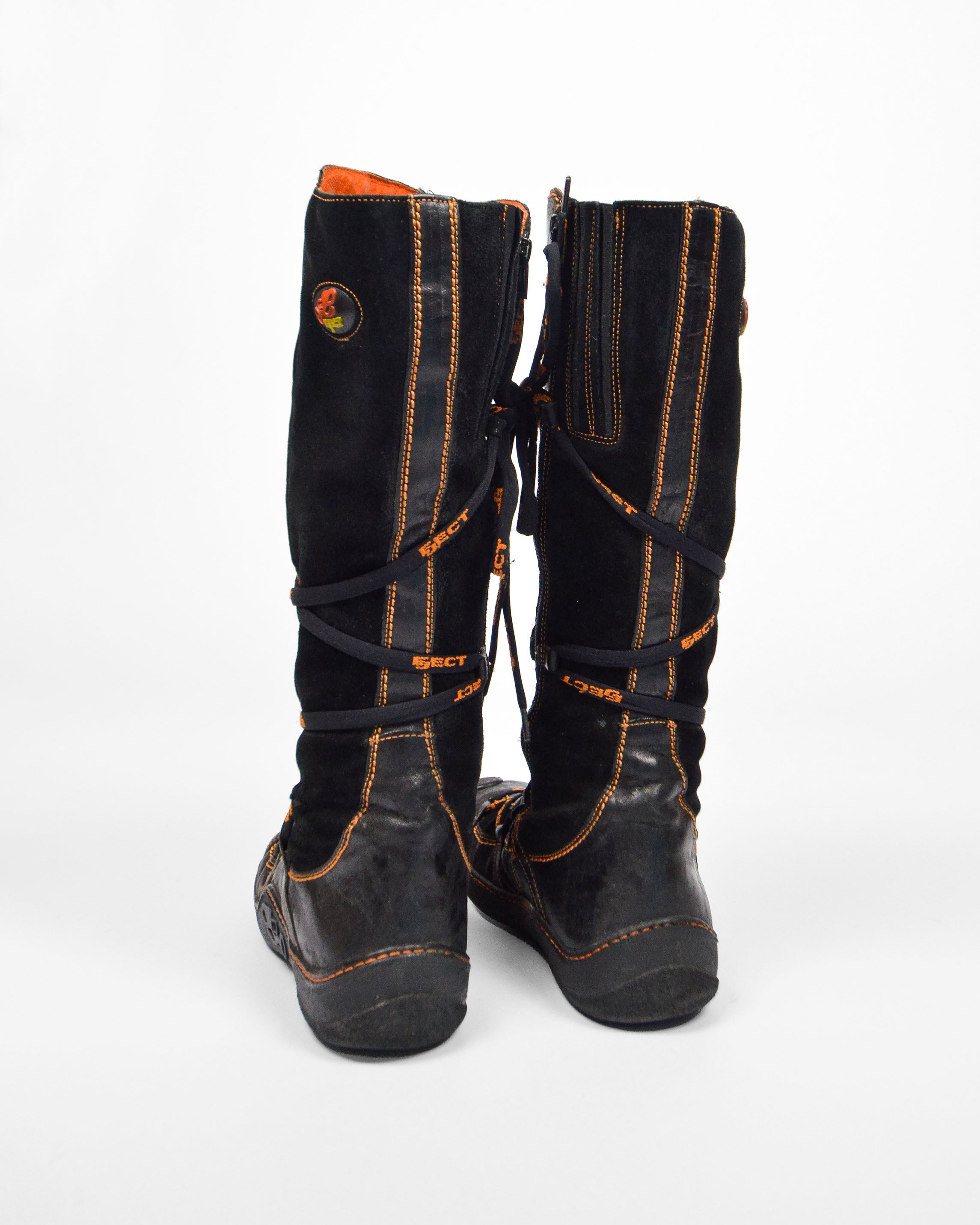 2000'S LACE UP BOXING BOOTS