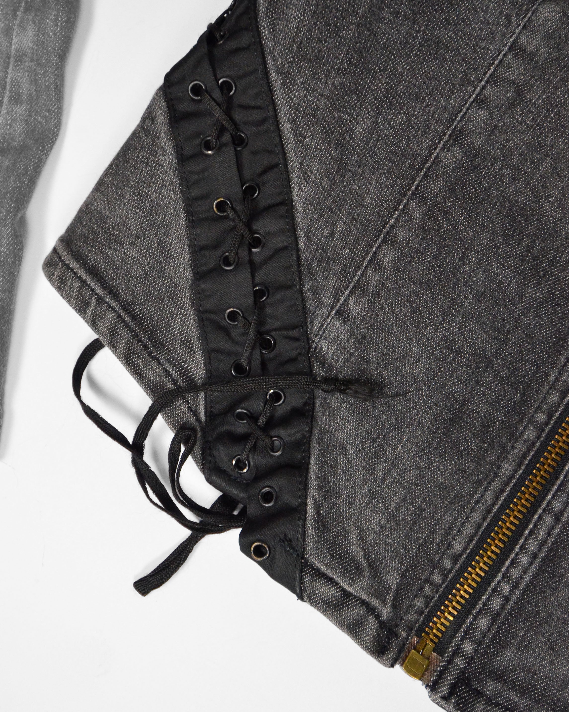 DOLCE & GABBANA 2000'S LACE UP JACKET