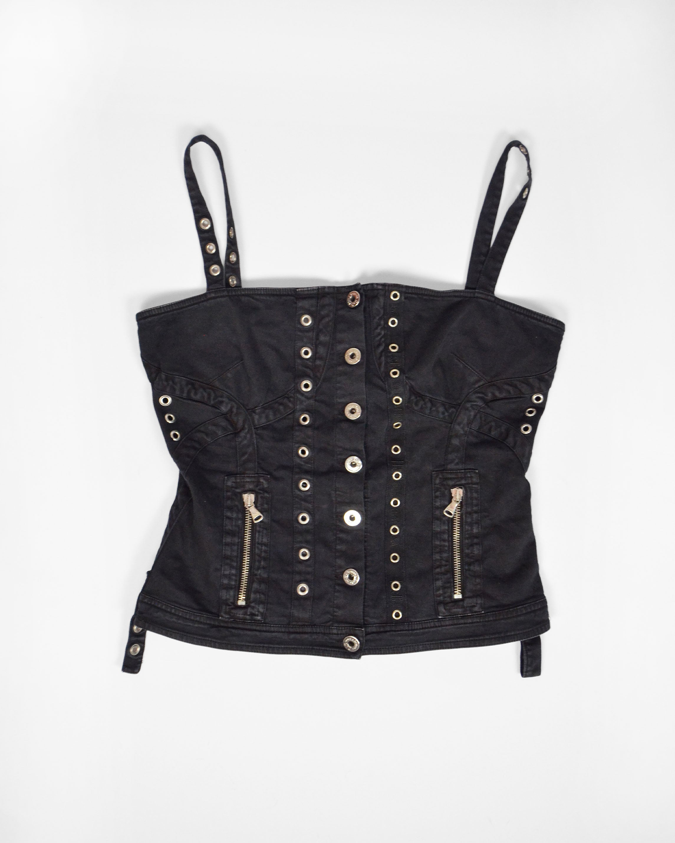 2000's EYELET CORSET TOP