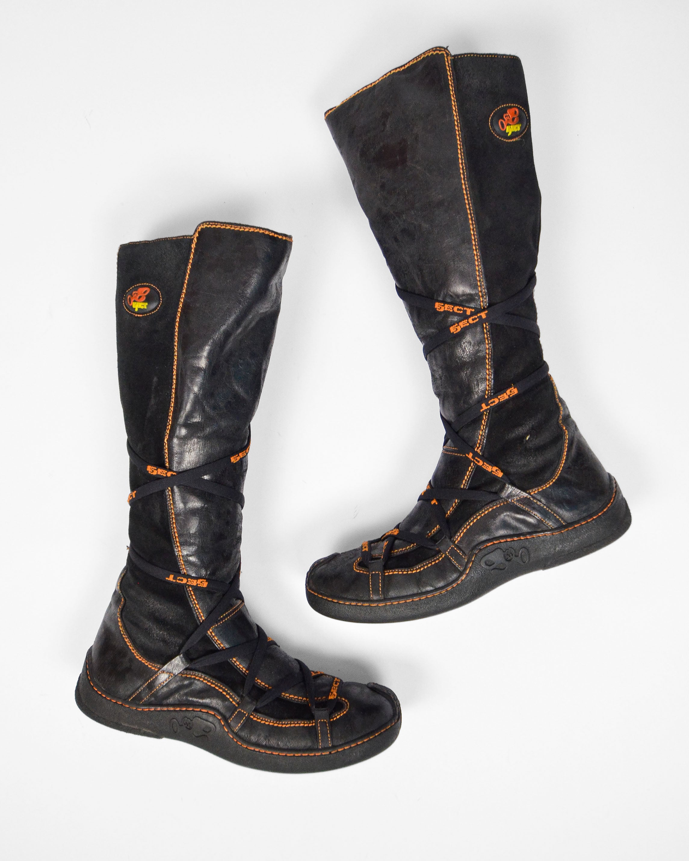 2000'S LACE UP BOXING BOOTS