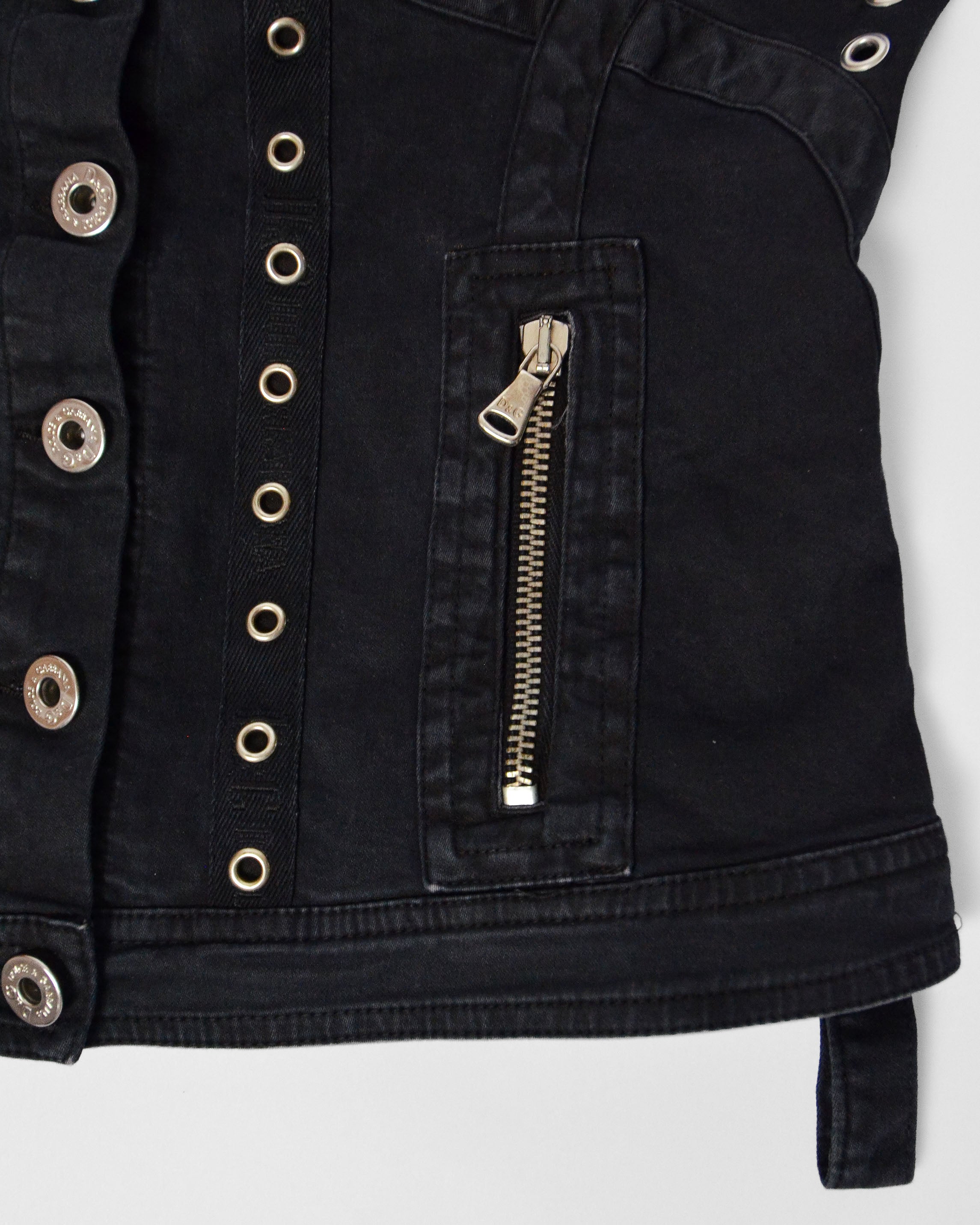 2000's EYELET CORSET TOP