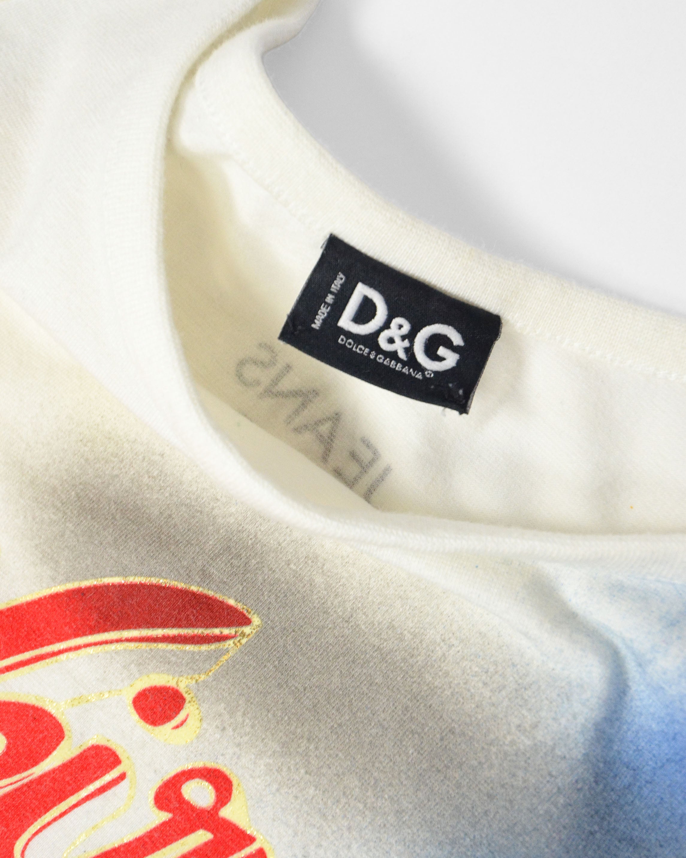 DOLCE & GABBANA 2000s "WEIRD" SAFETY PIN TOP