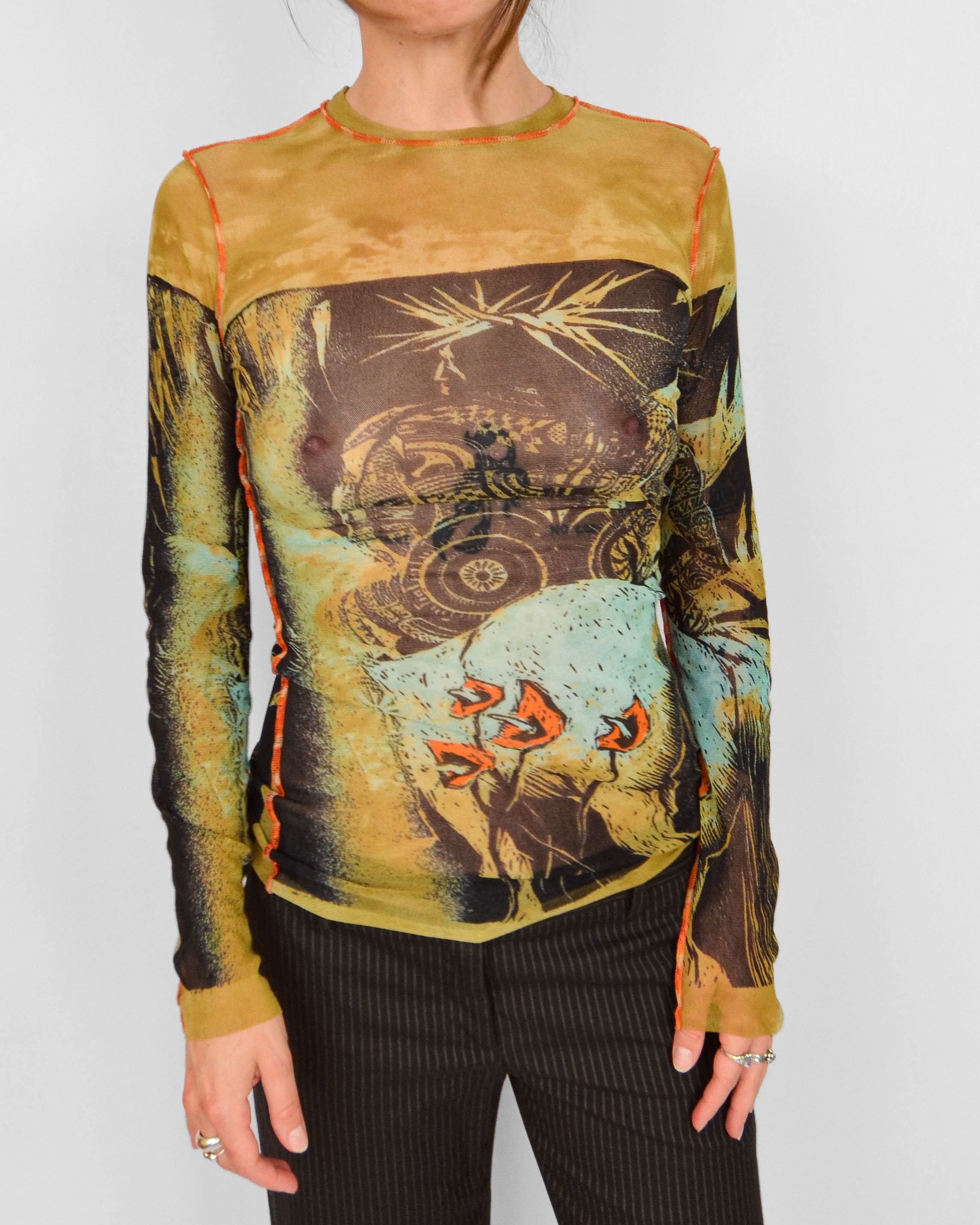 2000'S MESH LONG SLEEVE