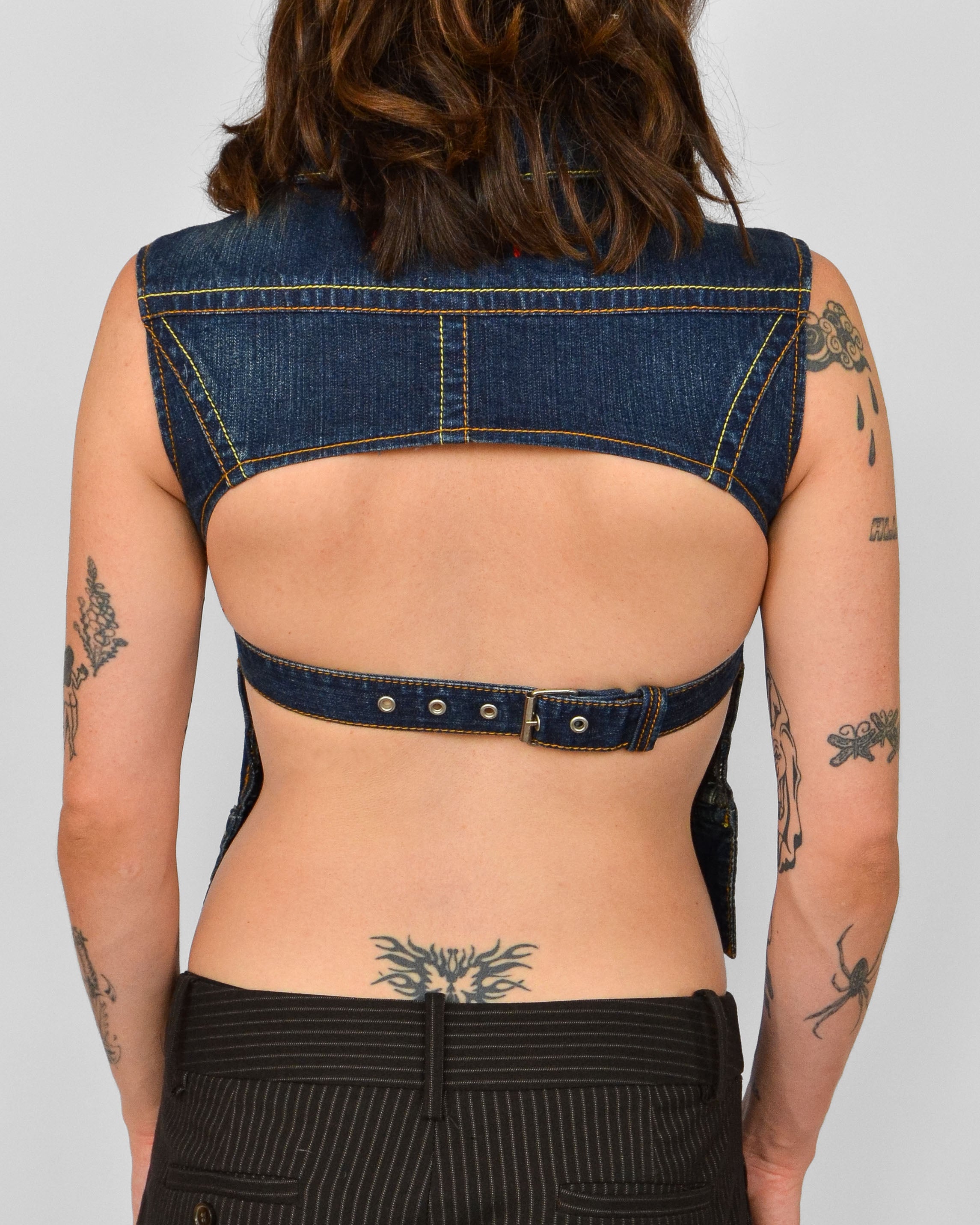 2000'S DENIM VEST TOP