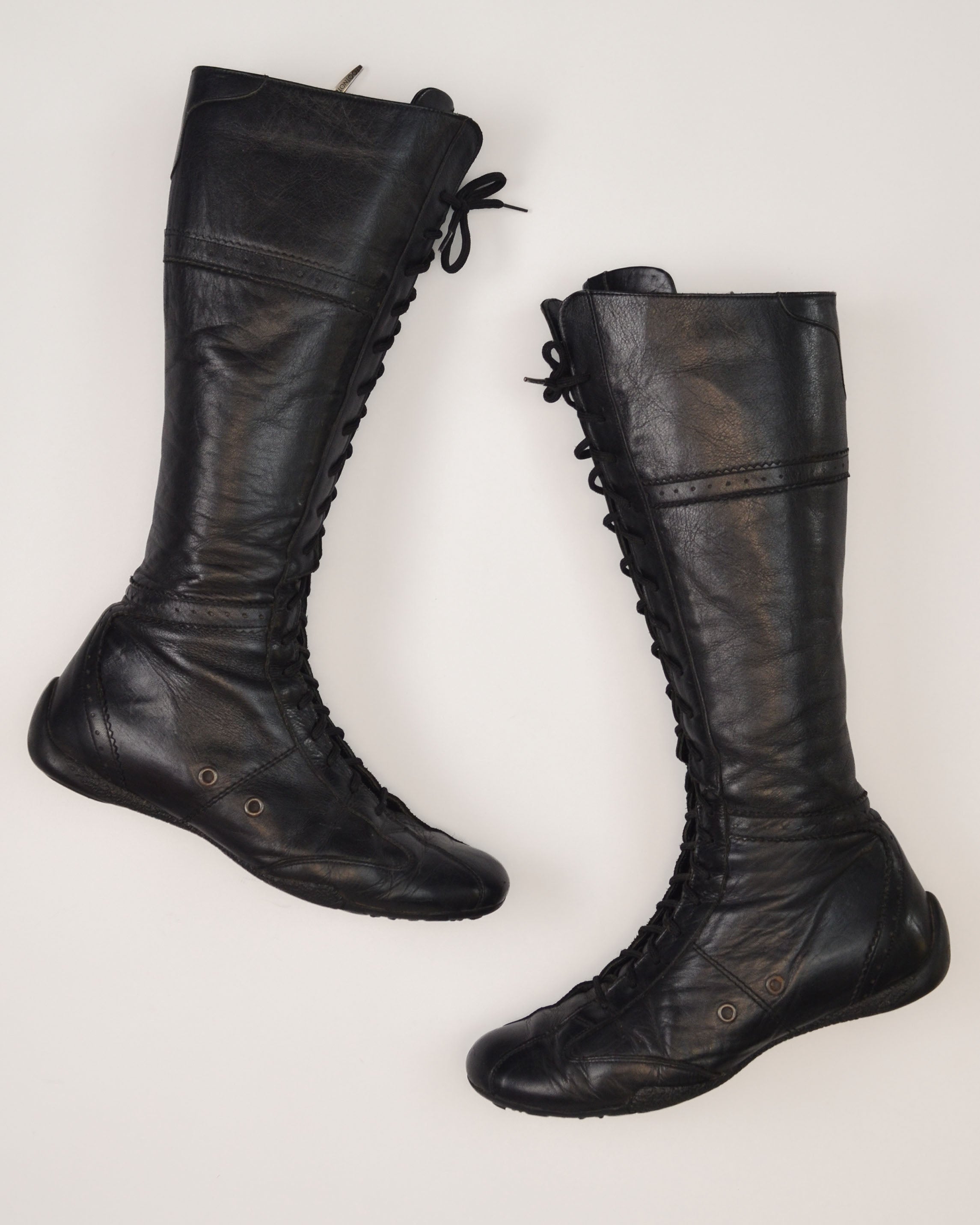 2000S LEATHER BOXING BOOTS