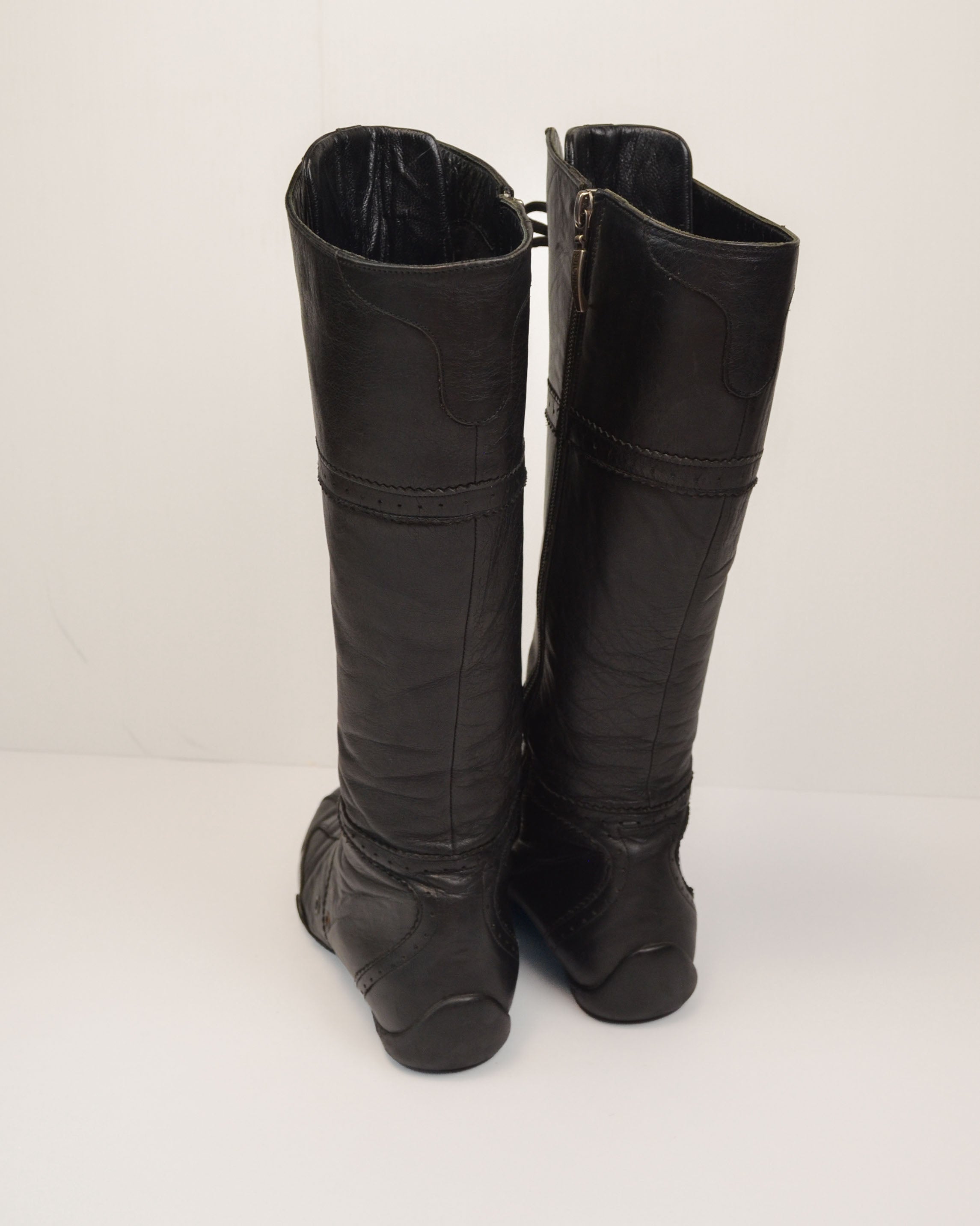 2000S LEATHER BOXING BOOTS