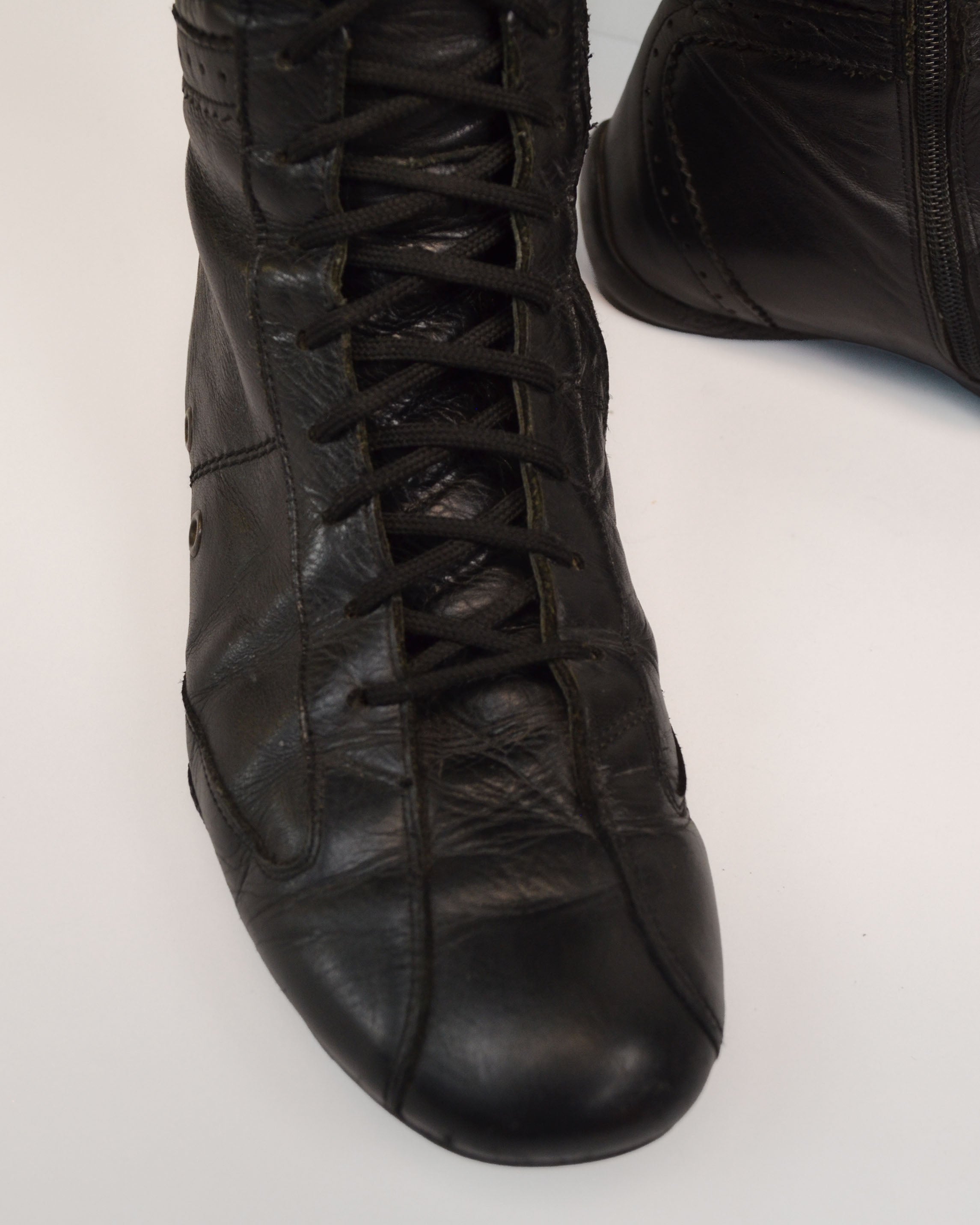 2000S LEATHER BOXING BOOTS