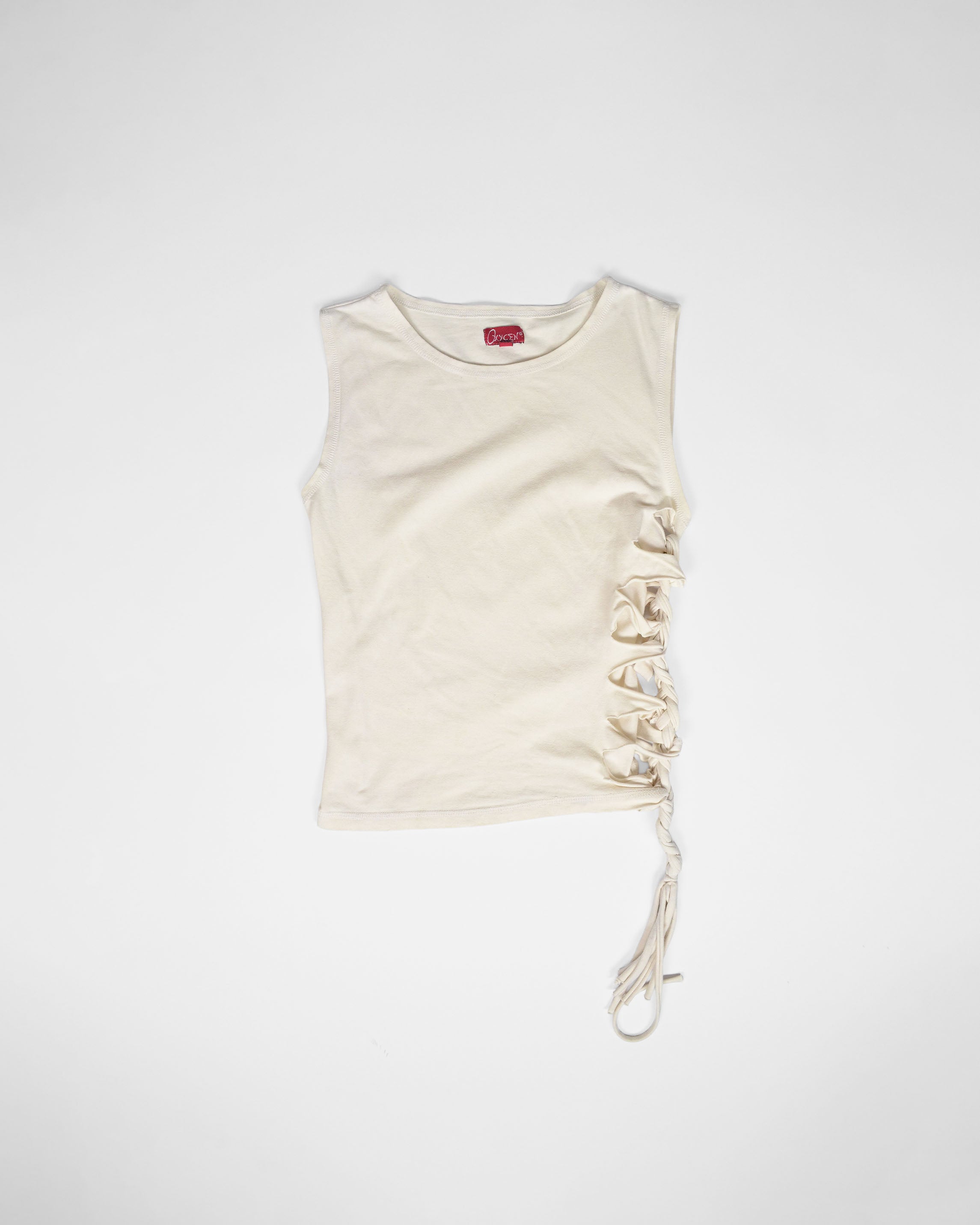 ITALIAN VINTAGE BRAIDED SIDE TANK TOP