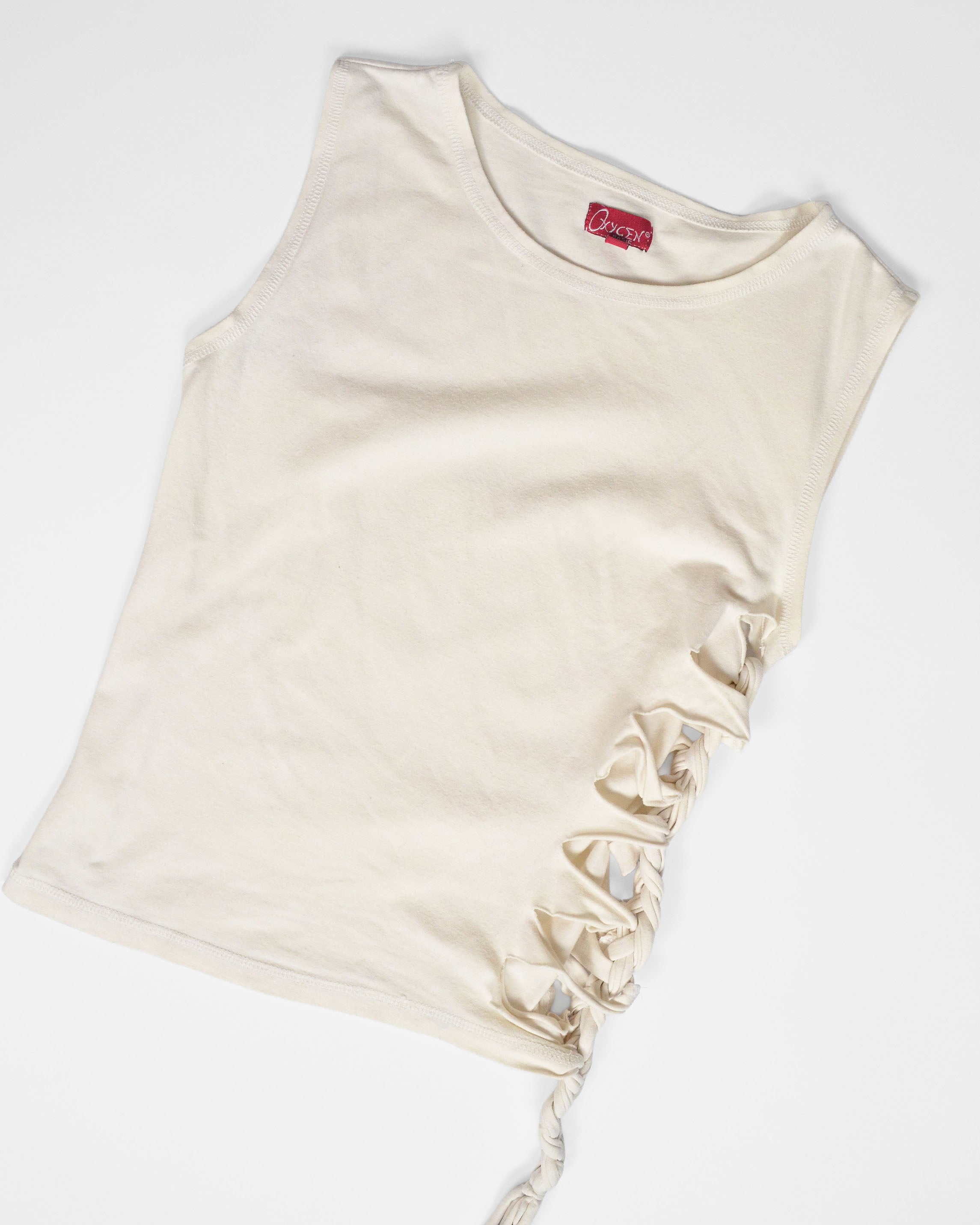 ITALIAN VINTAGE BRAIDED SIDE TANK TOP