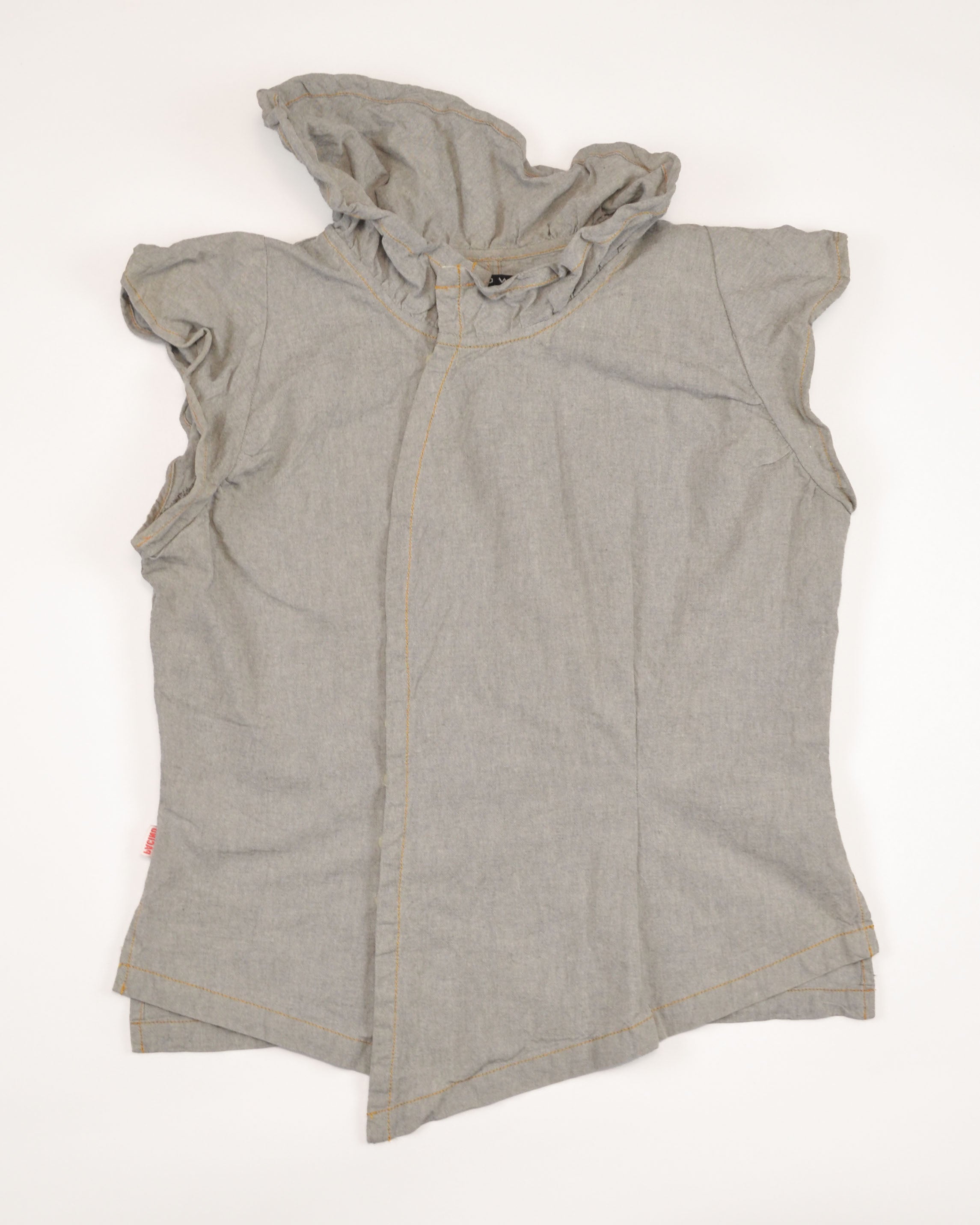 00s AVANT GARDE STRUCTURED ASYMMETRIC TOP