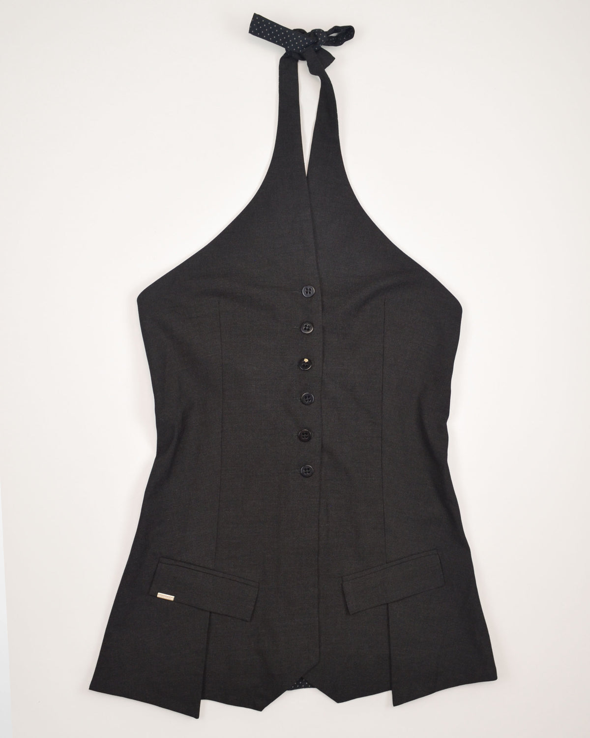 HALTER TUNIC MINI DRESS