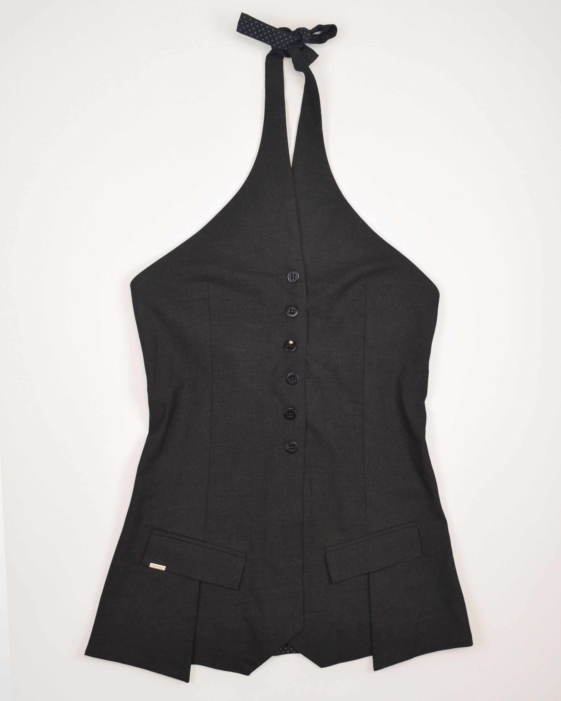 HALTER TUNIC MINI DRESS