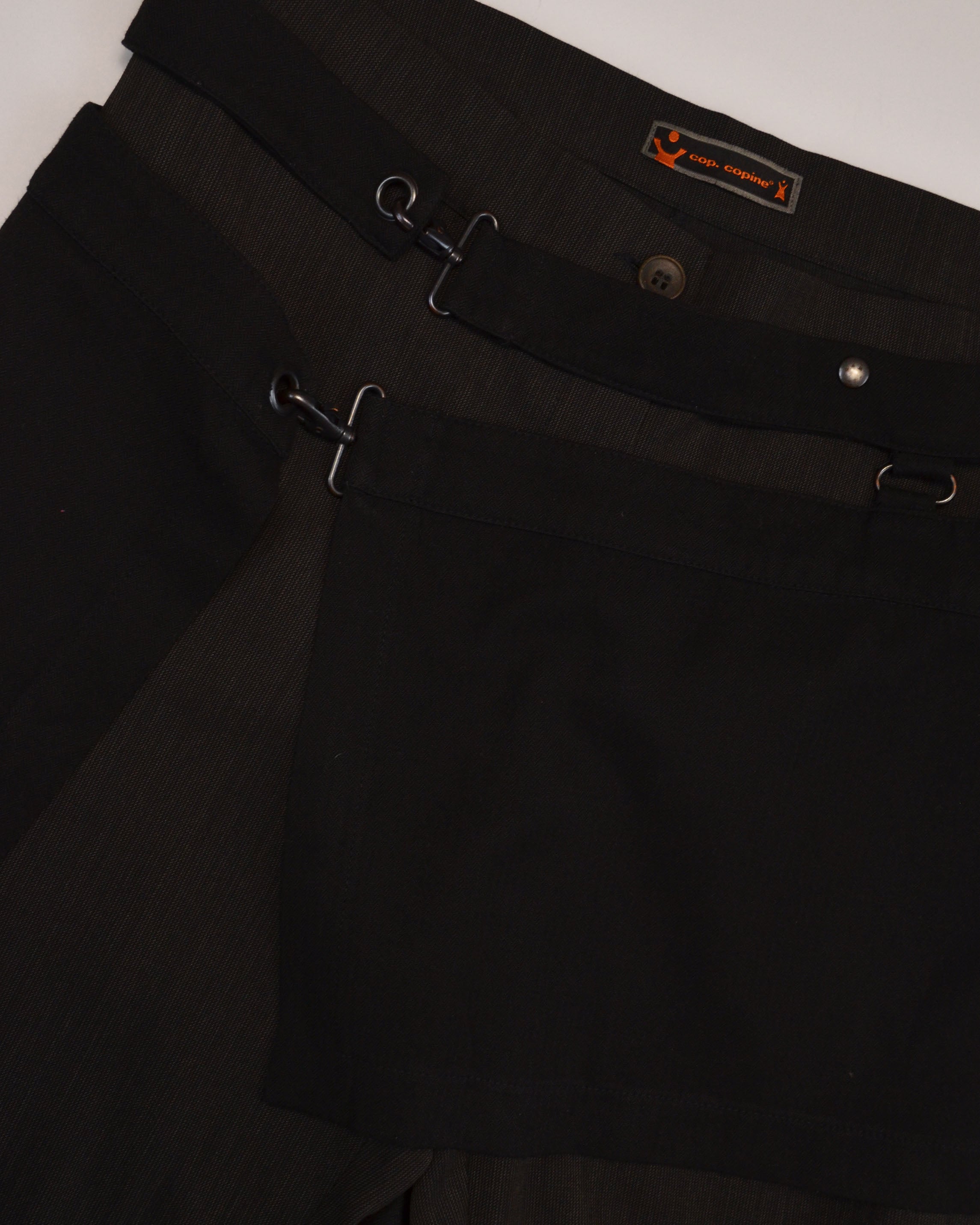 TWO PIECE ASYMMETRIC SKIRT CAPRI TROUSERS