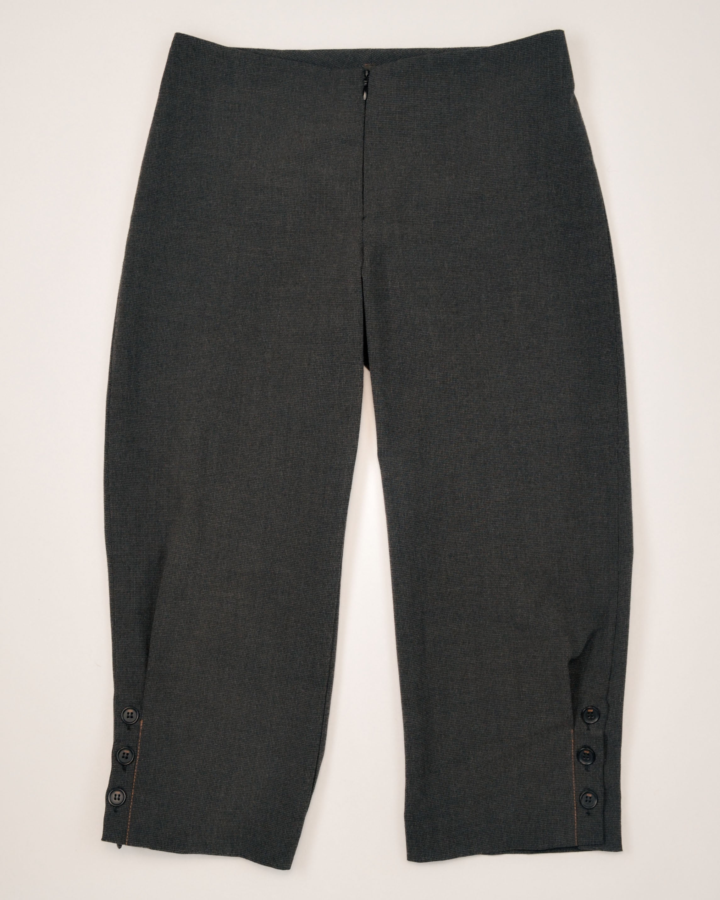 2000S PINSTRIPE WRAP SKIRT & CAPRI TROUSER SET