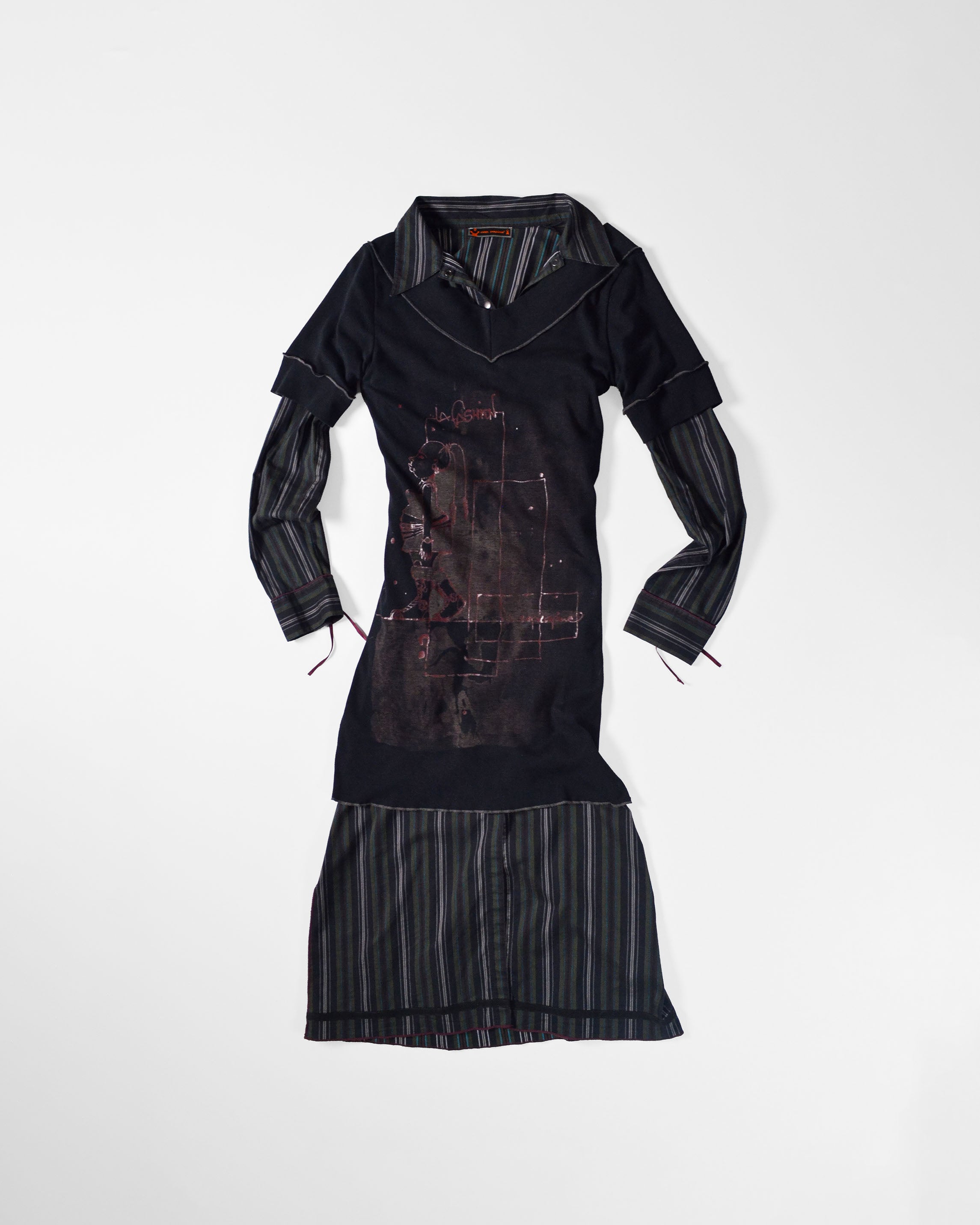 MIDI SHIRT DRESS 2 PIECE SET
