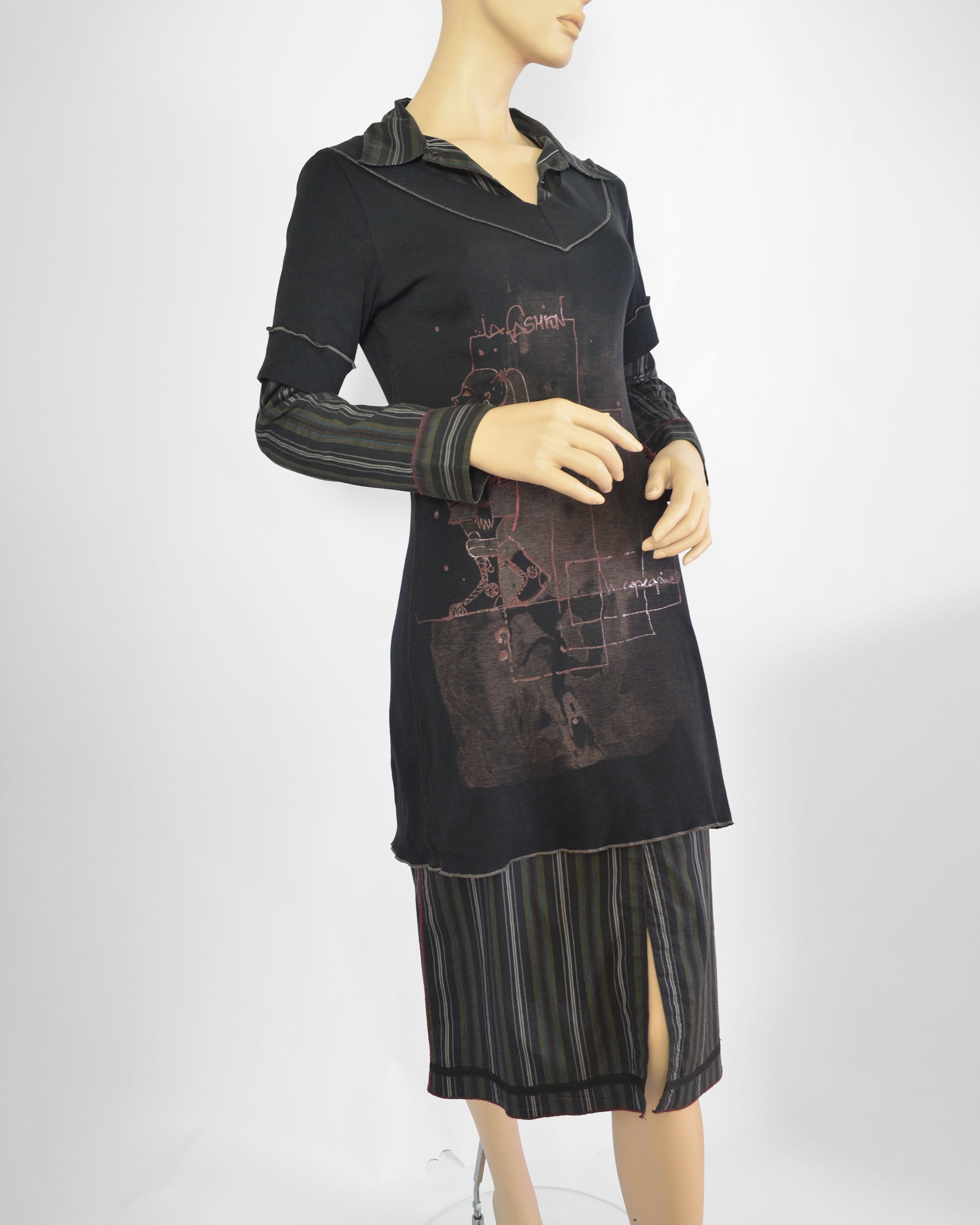MIDI SHIRT DRESS 2 PIECE SET