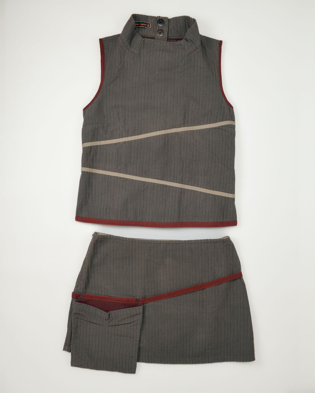 ‘ONTARIO’ TOP AND SKIRT SET