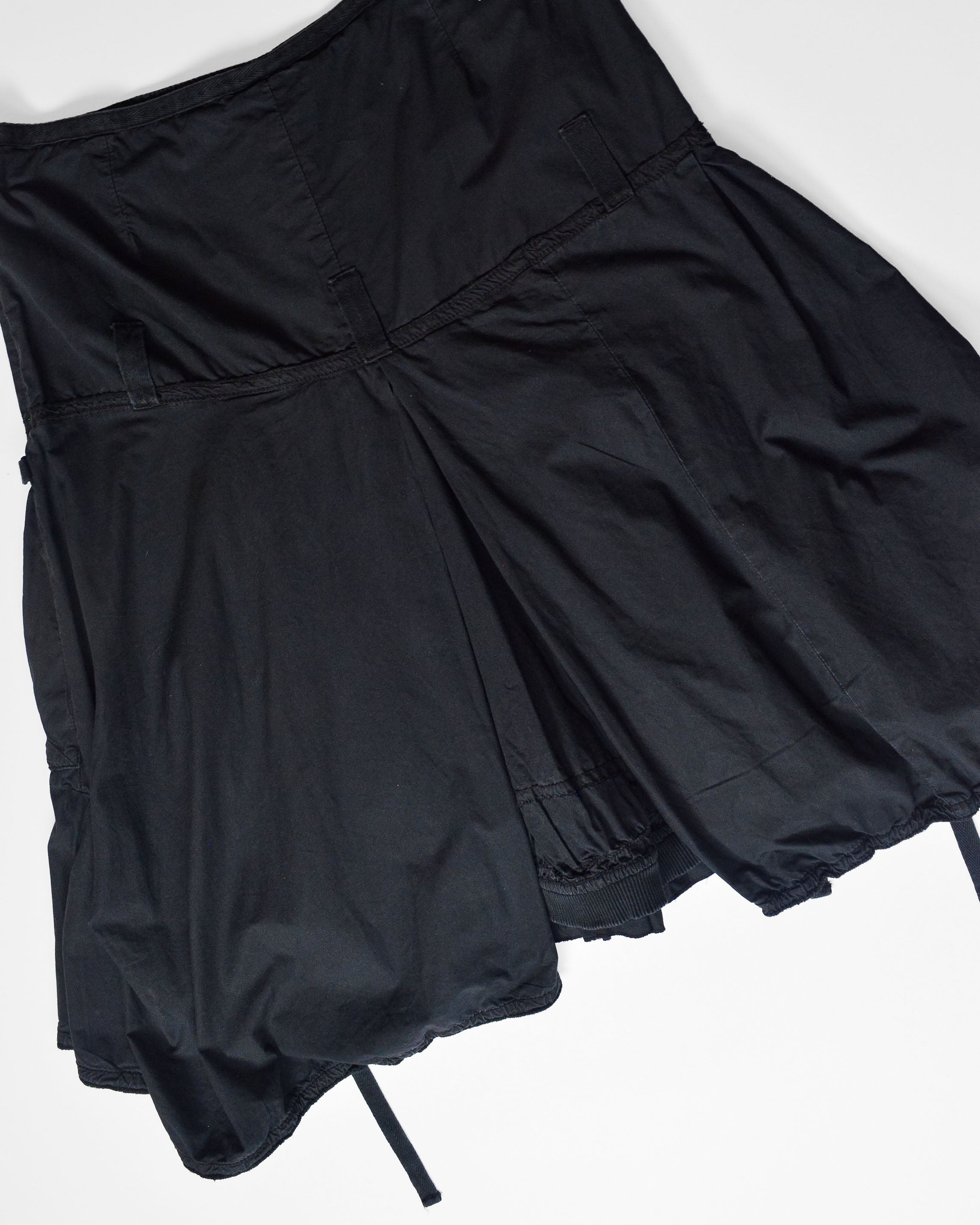 BLACK MIDI SKIRT