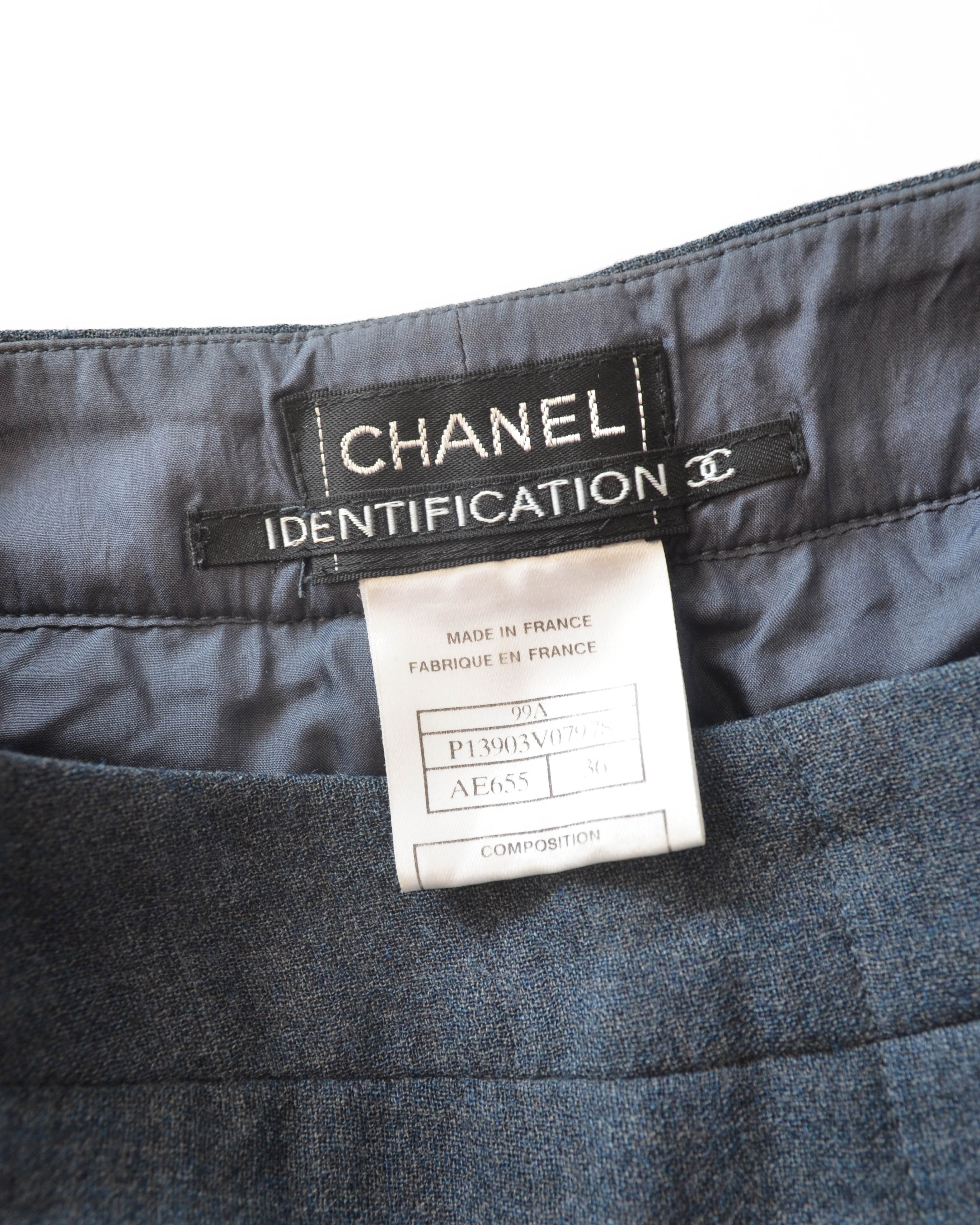 FW1999 WOOL TROUSERS