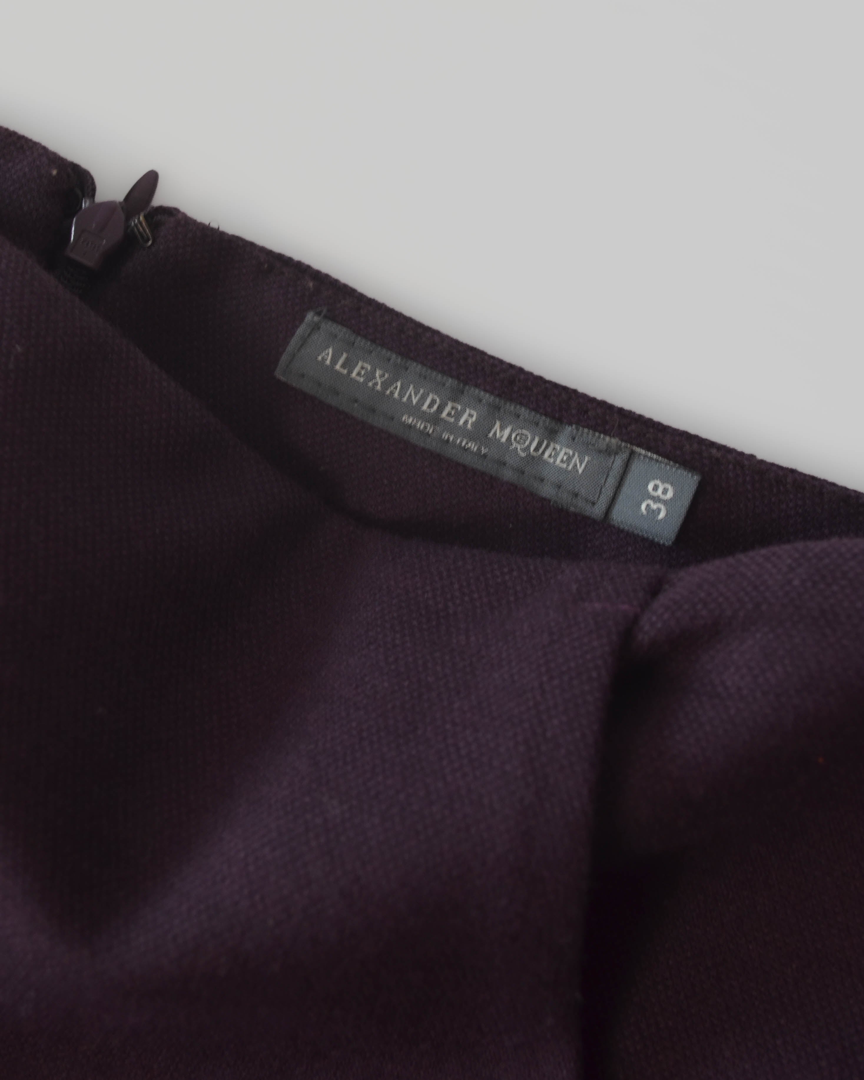 FW2007 WOOL MIDI SKIRT
