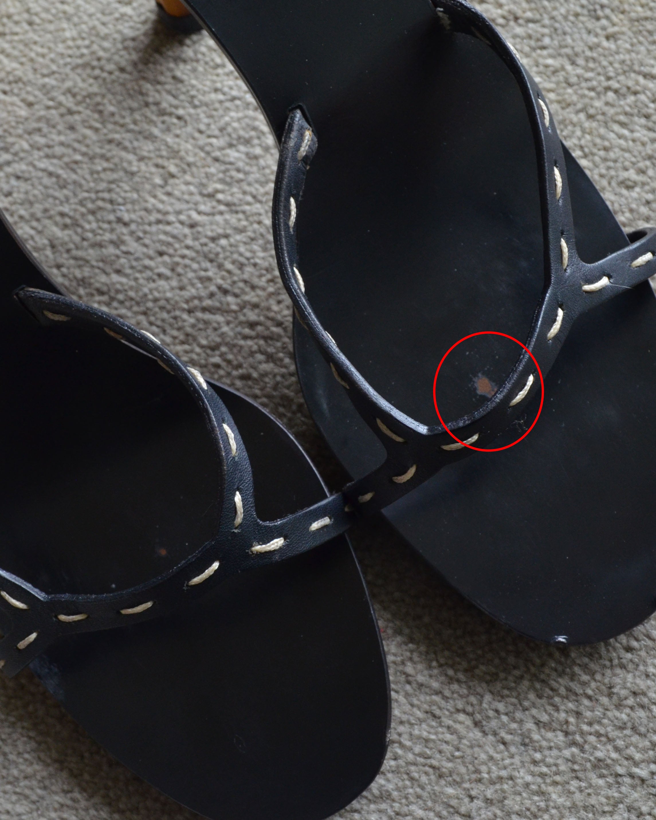 SS2002 BAMBOO HEEL SANDALS