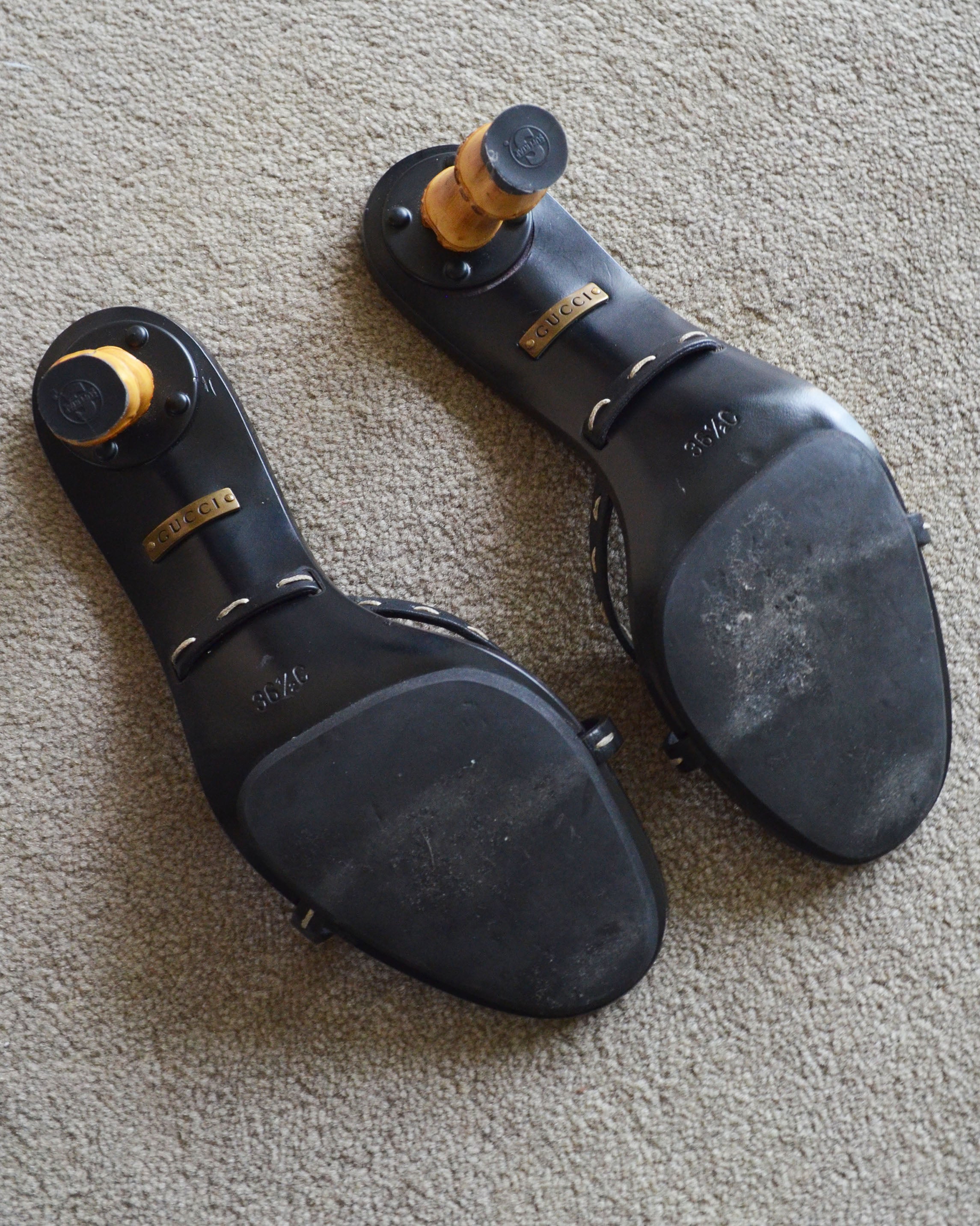 SS2002 BAMBOO HEEL SANDALS