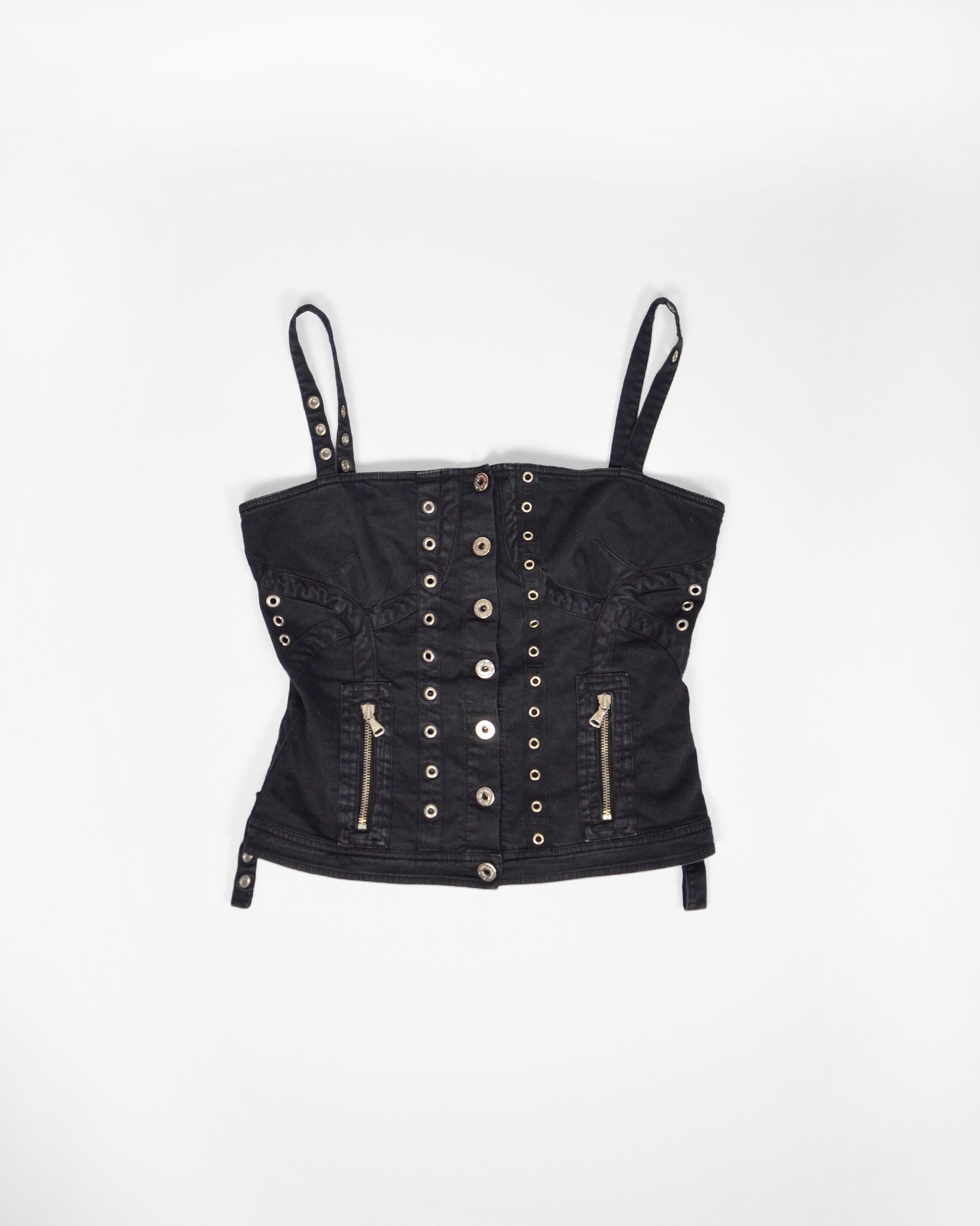 2000's EYELET CORSET TOP