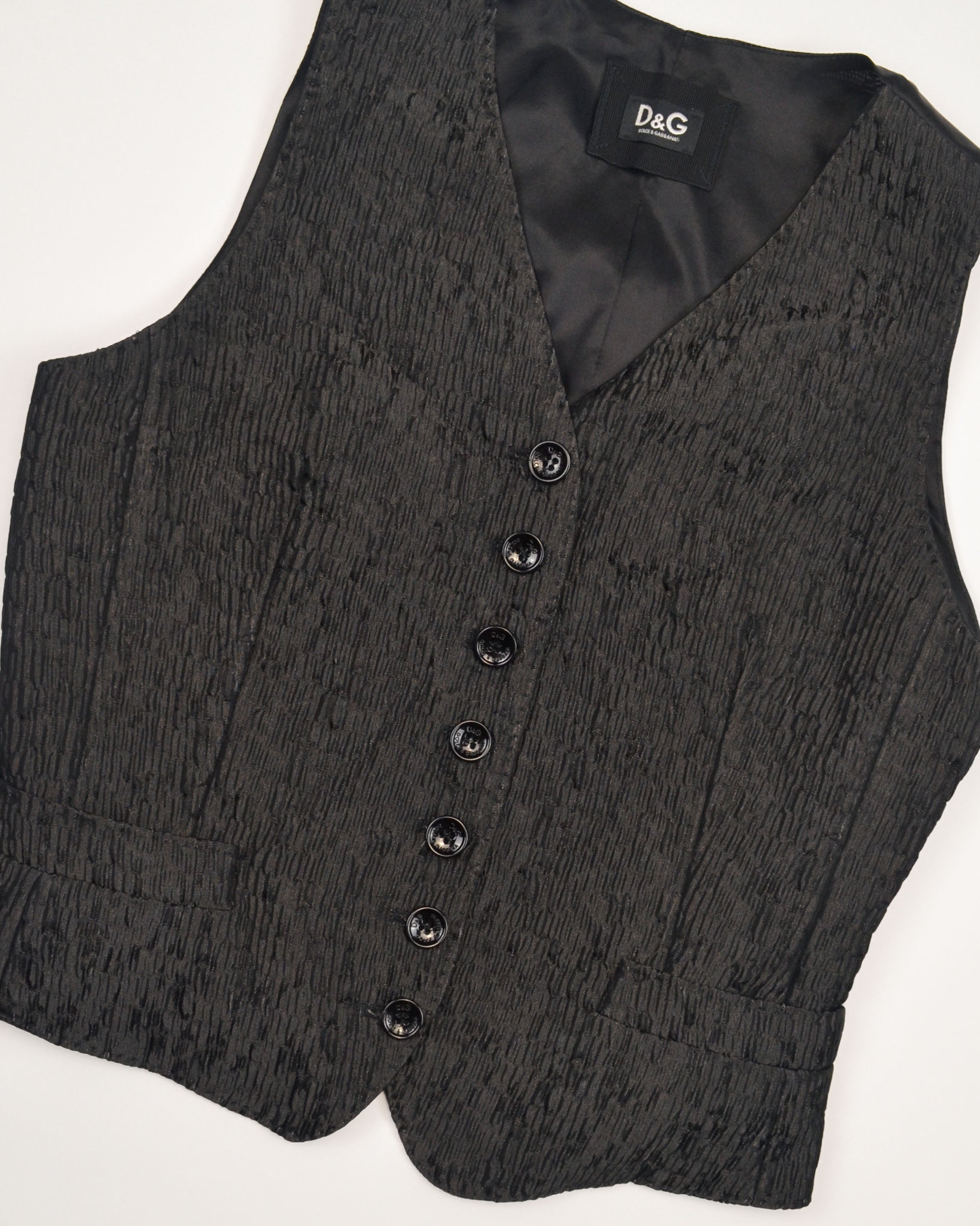 2000S SILK BLEND TAILORED VEST
