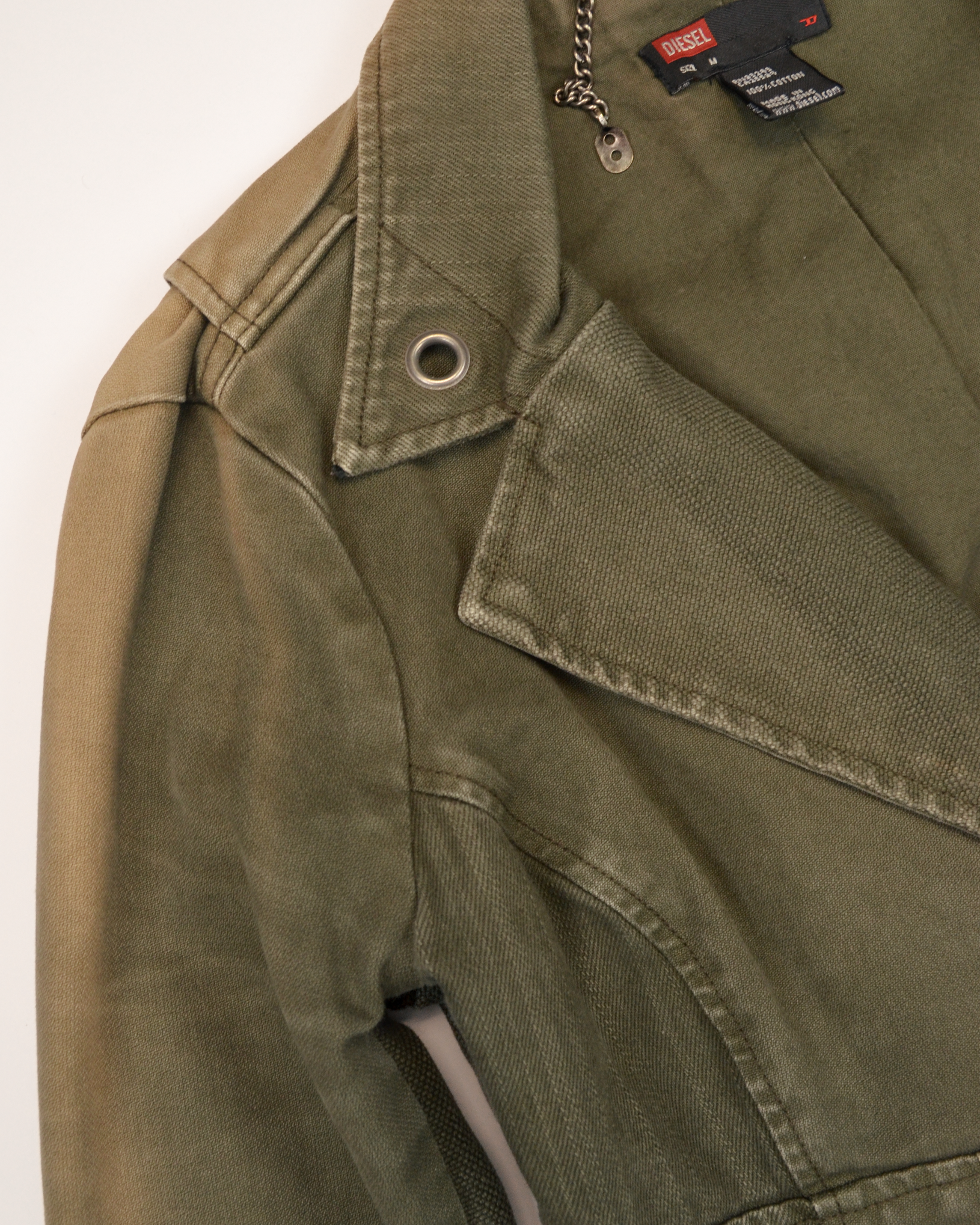 EARLY 2000s METAL HOOK & EYELET UTILITY JACKET