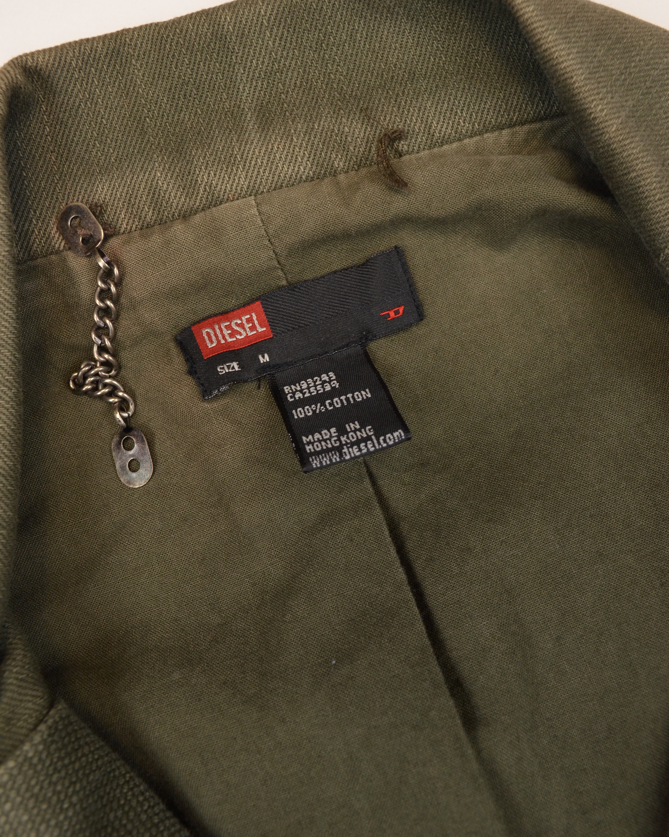 EARLY 2000s METAL HOOK & EYELET UTILITY JACKET