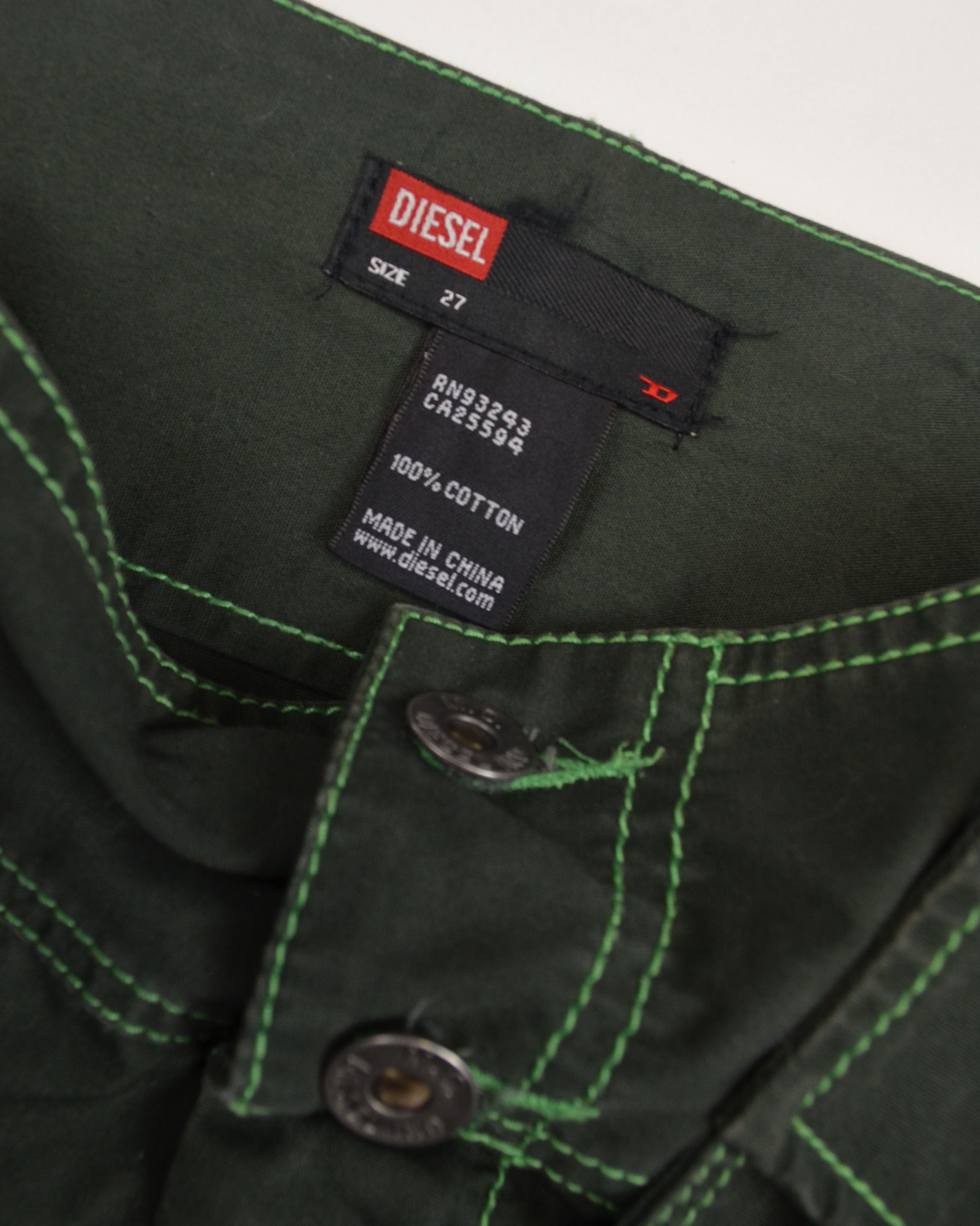2000s BONDED UTILITY MINI SKIRT