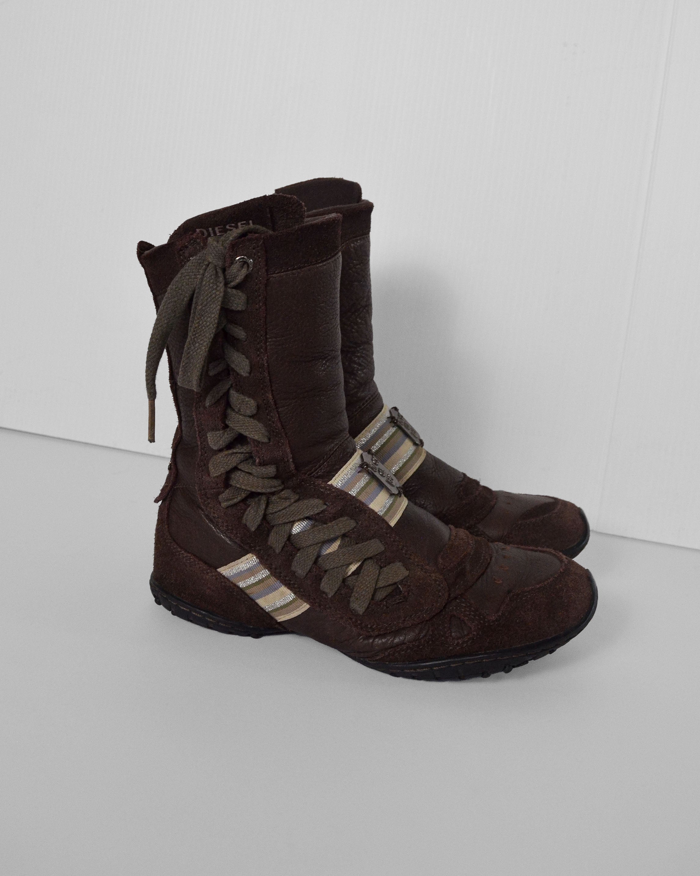 FW06 IZUU LACE UP BOXING BOOTS