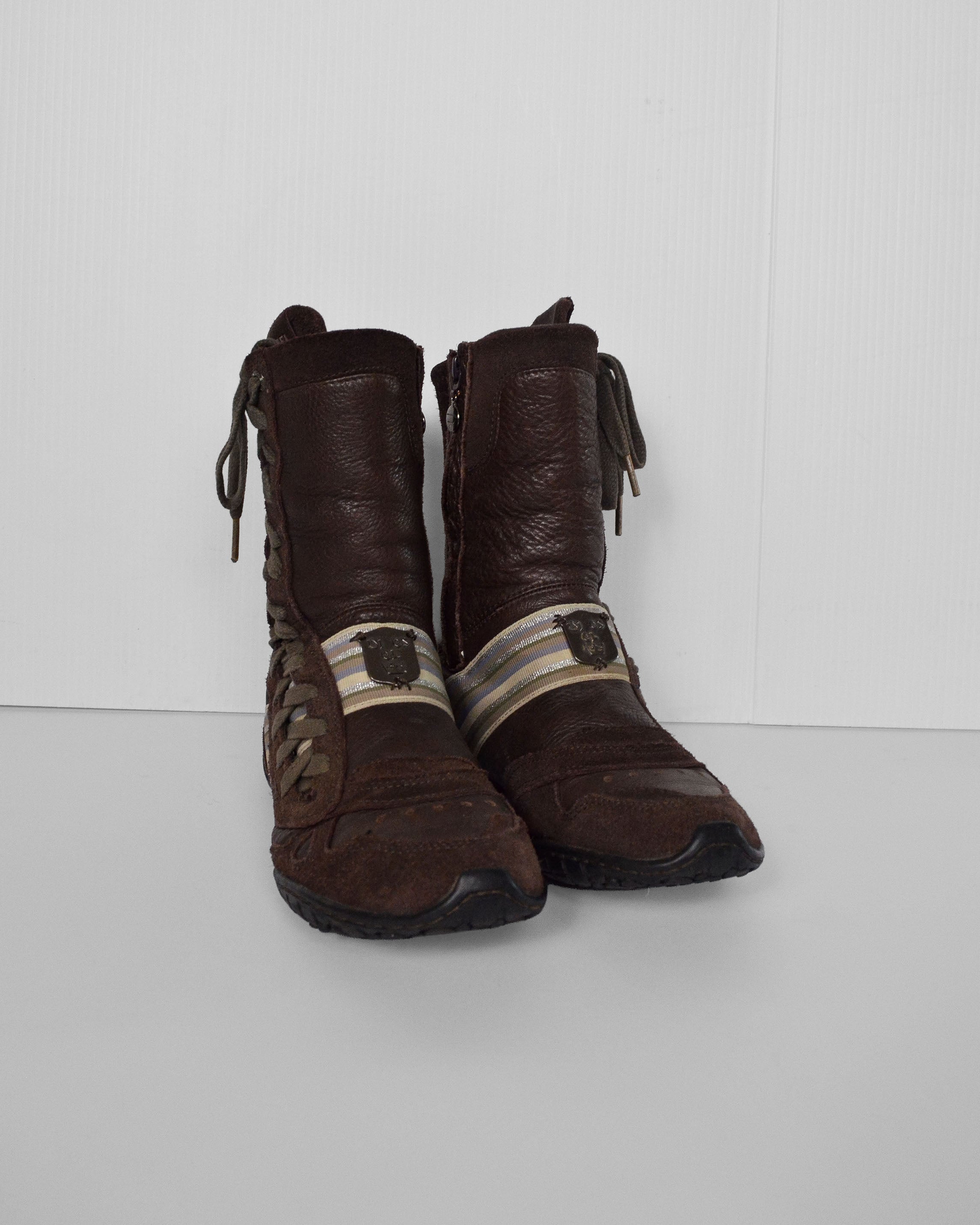 FW06 IZUU LACE UP BOXING BOOTS