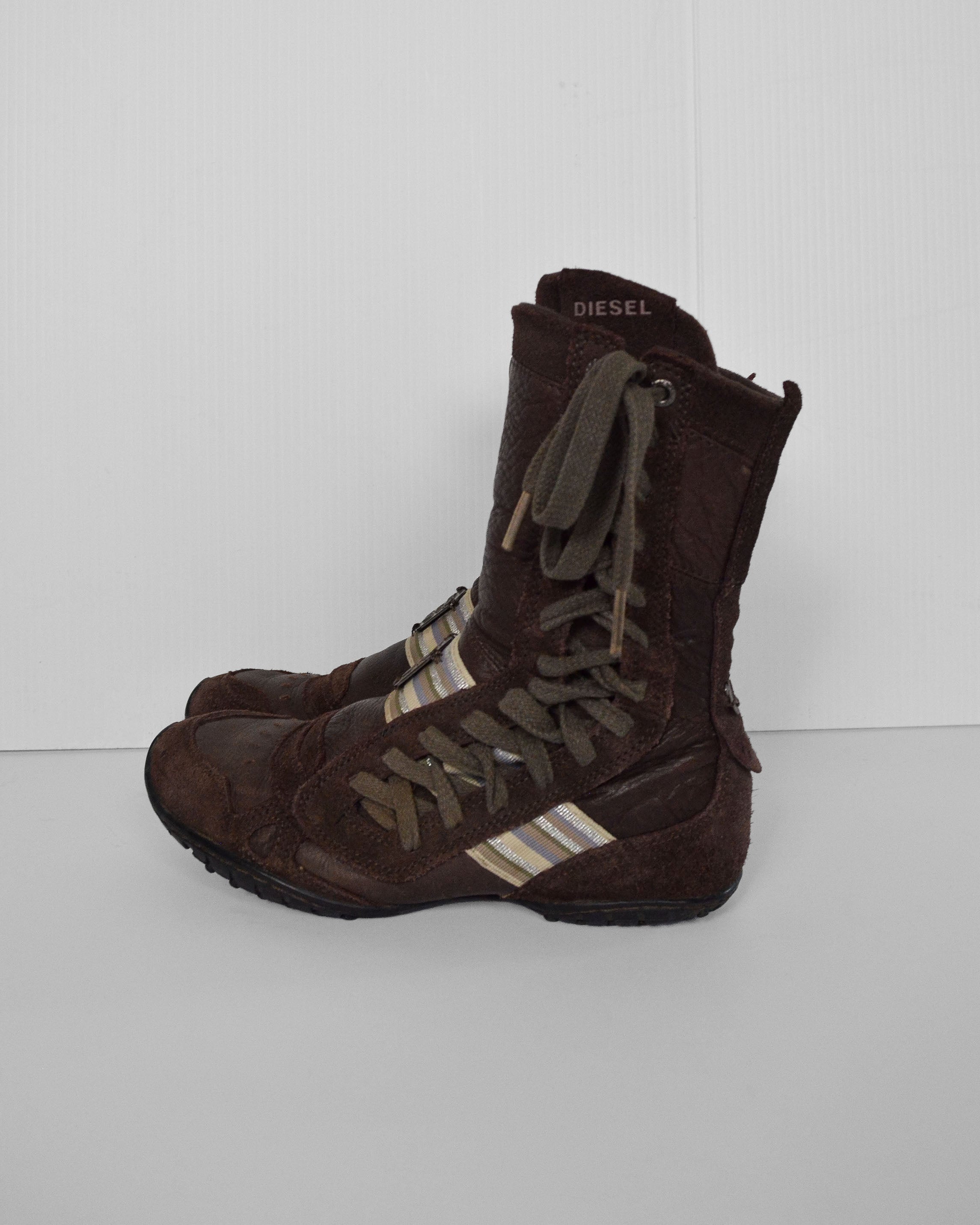 FW06 IZUU LACE UP BOXING BOOTS