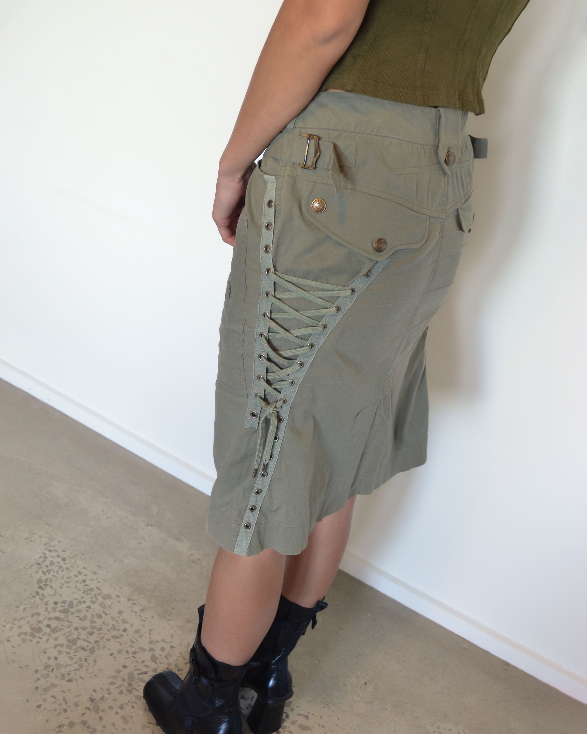 SS2003 LACE UP CORSET SKIRT