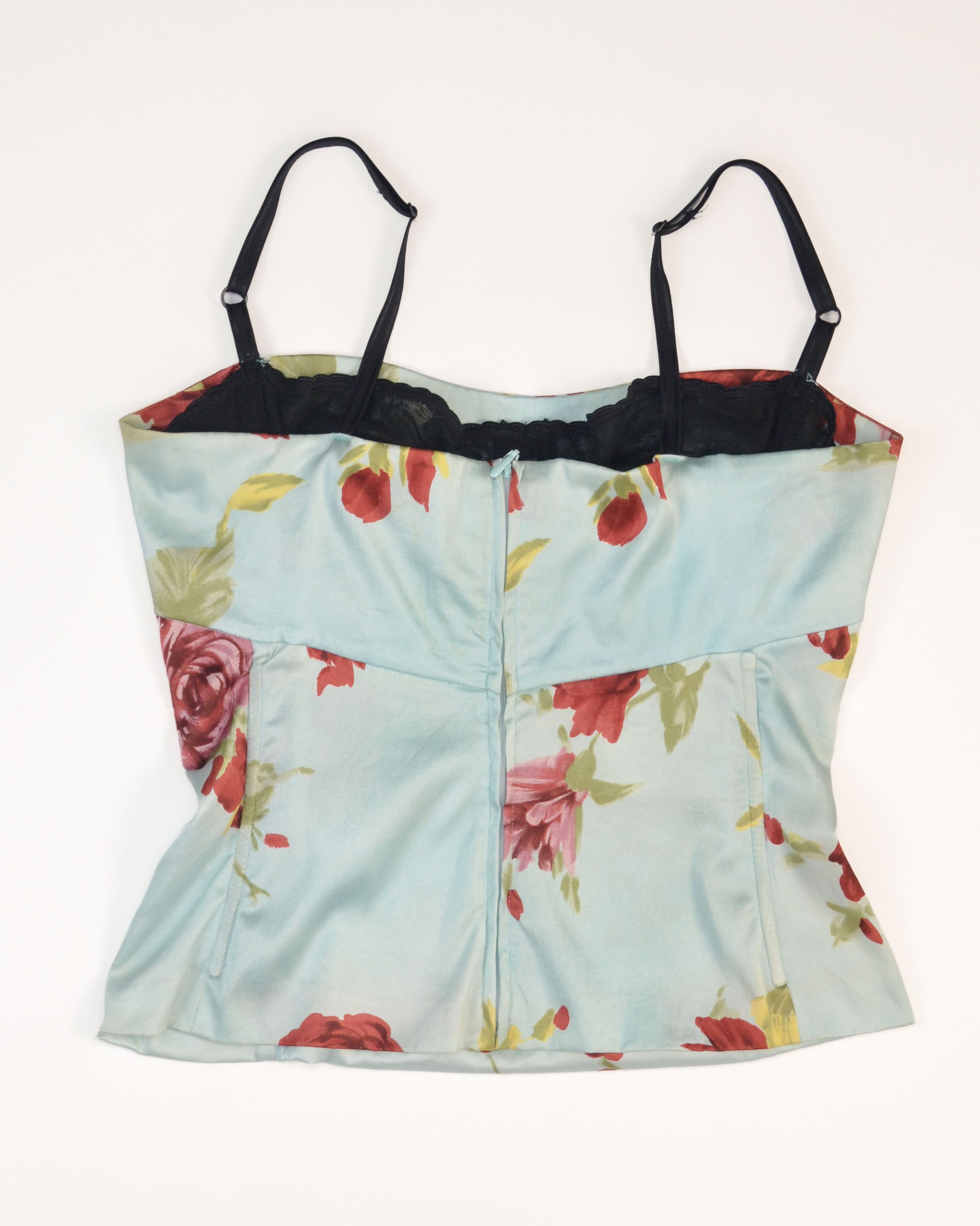 SPRING SUMMER 1999 SILK FLORAL CORSET