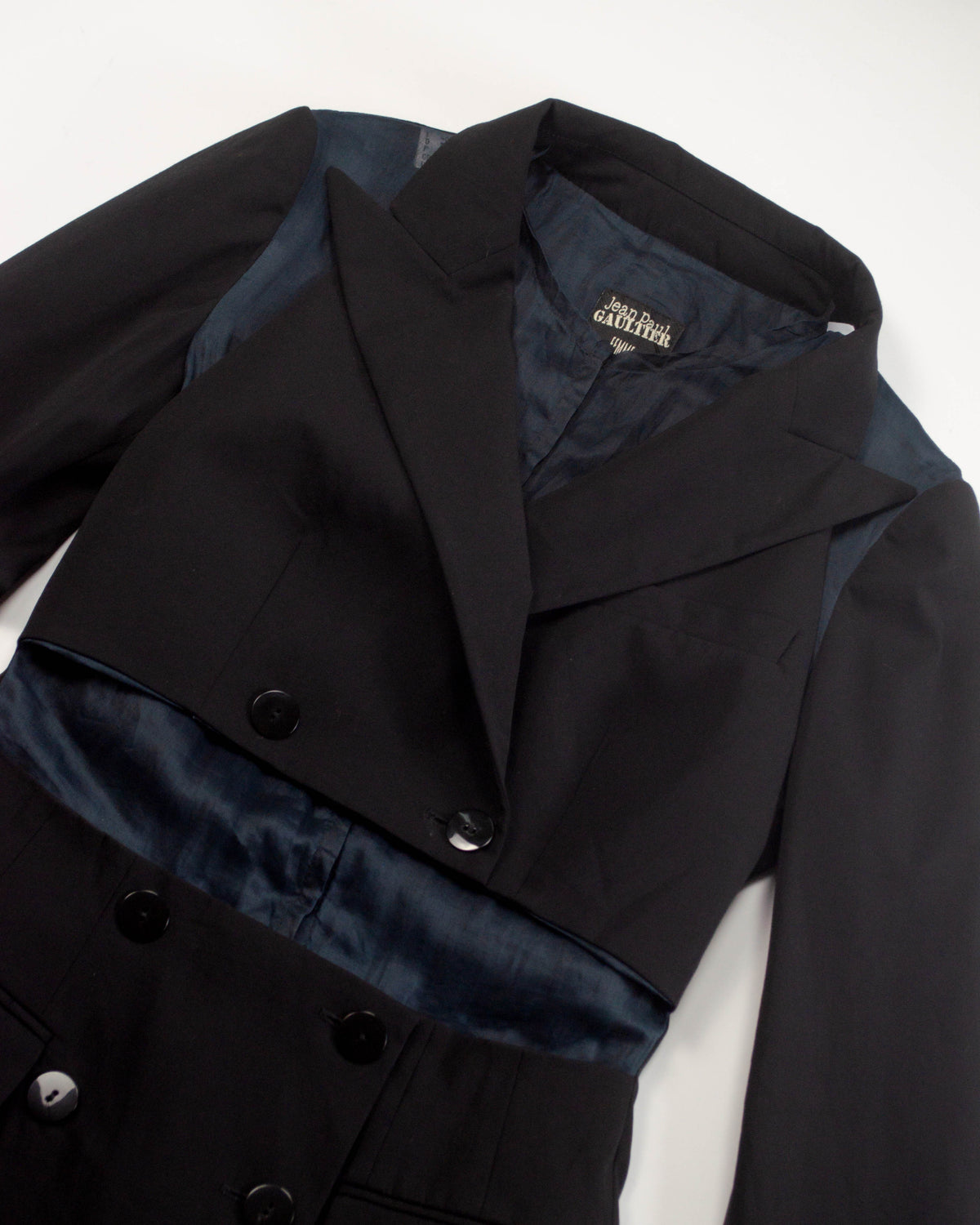 FW2001 SHEER PANEL BLAZER