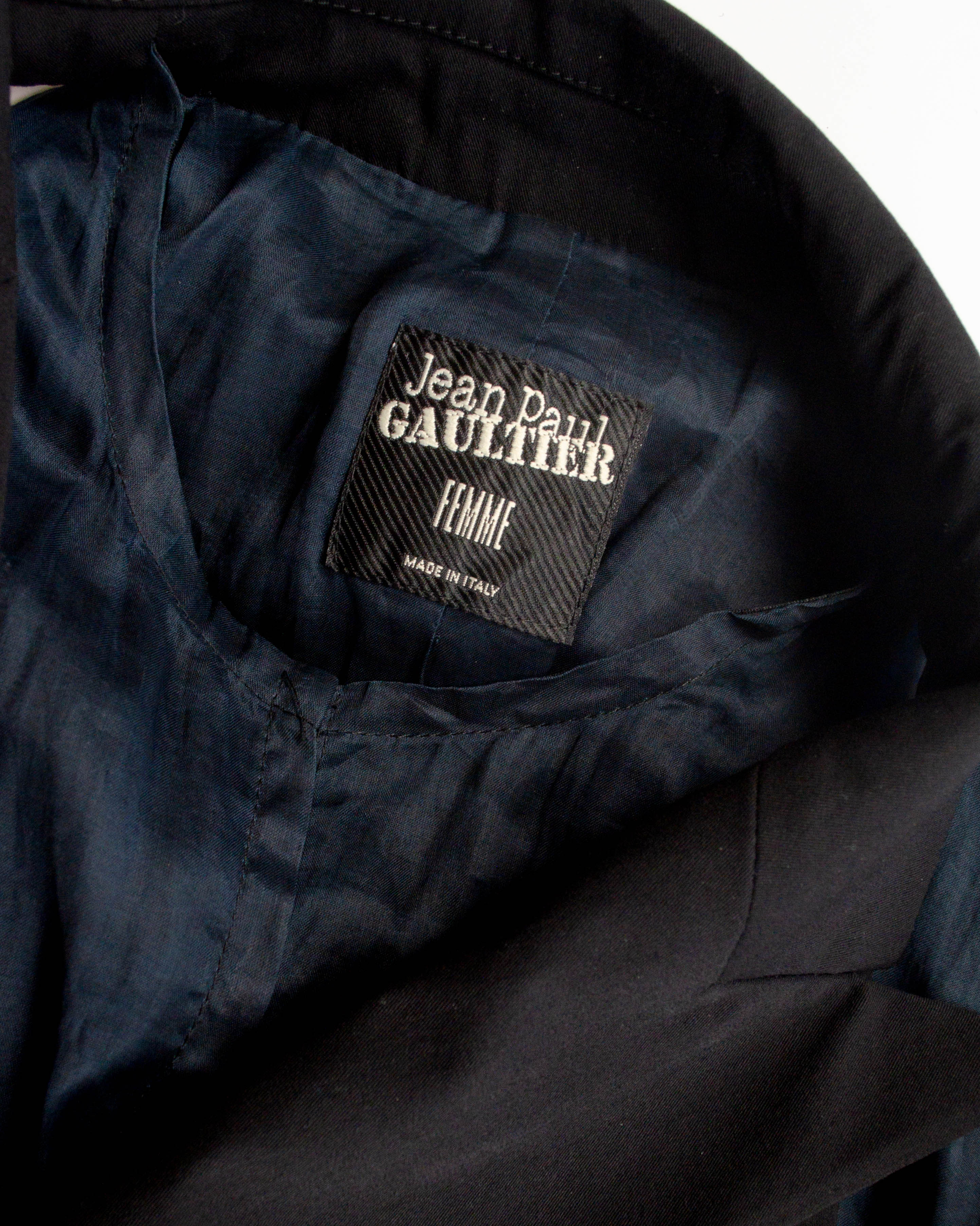 FW2001 SHEER PANEL BLAZER