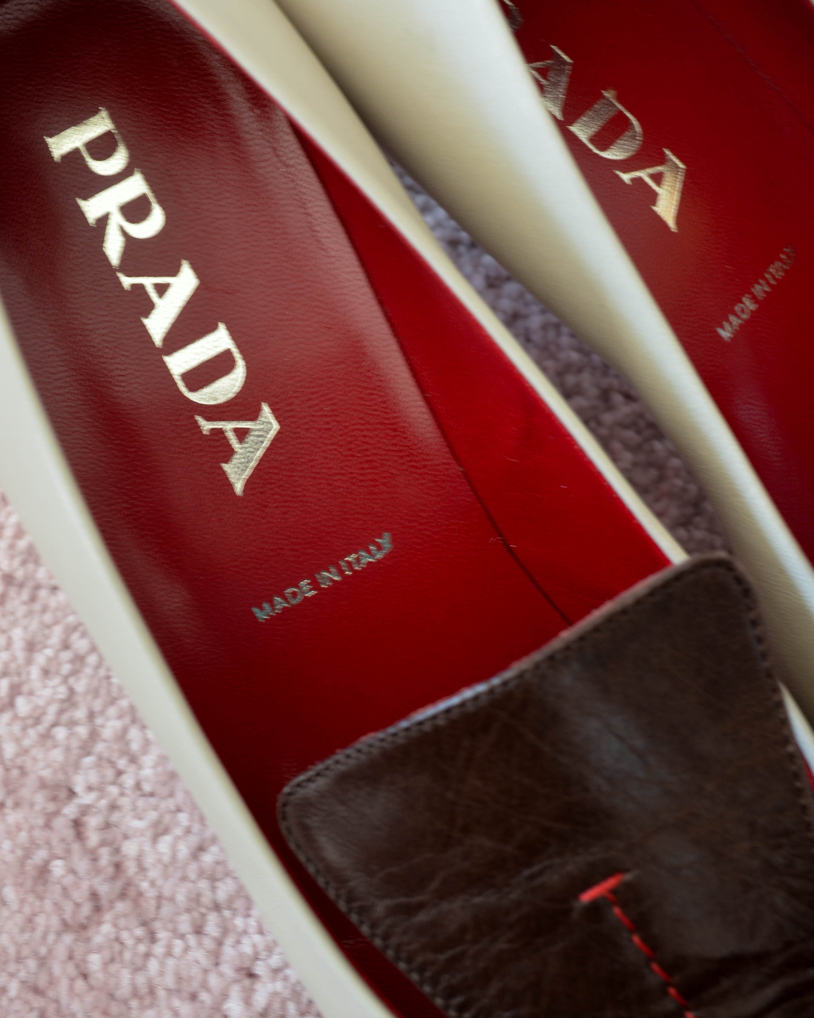 90s/00s SQUARE TOE LEATHER MULES