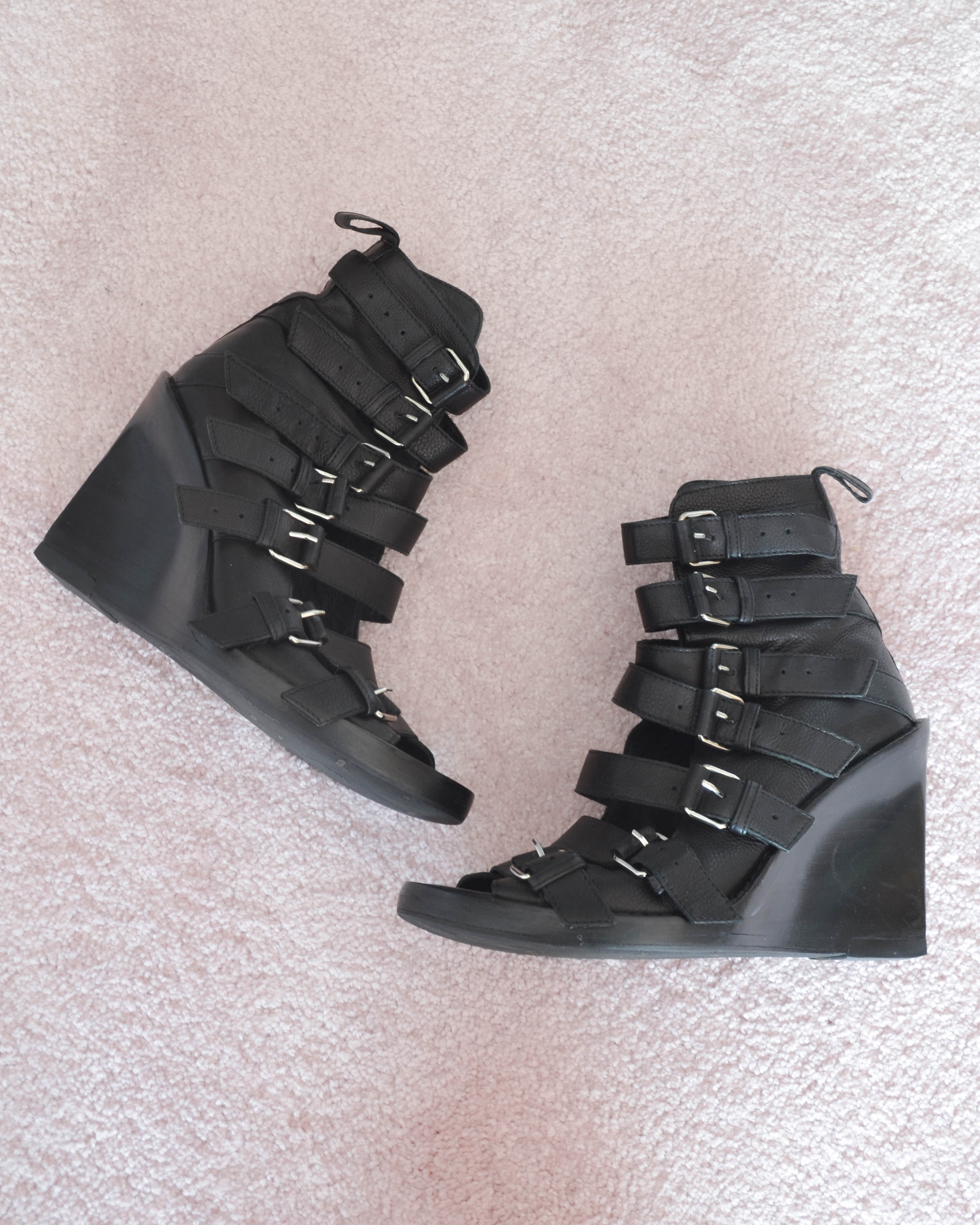 SS10 GLADIATOR WEDGE SANDALS